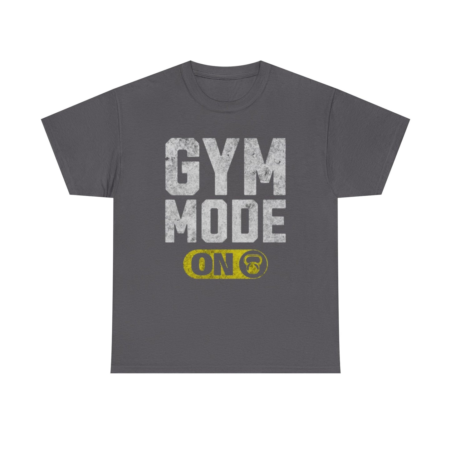 Gym Mode On" Motivational Fitness T-Shirt – Gym Apparel for Men & Women tee