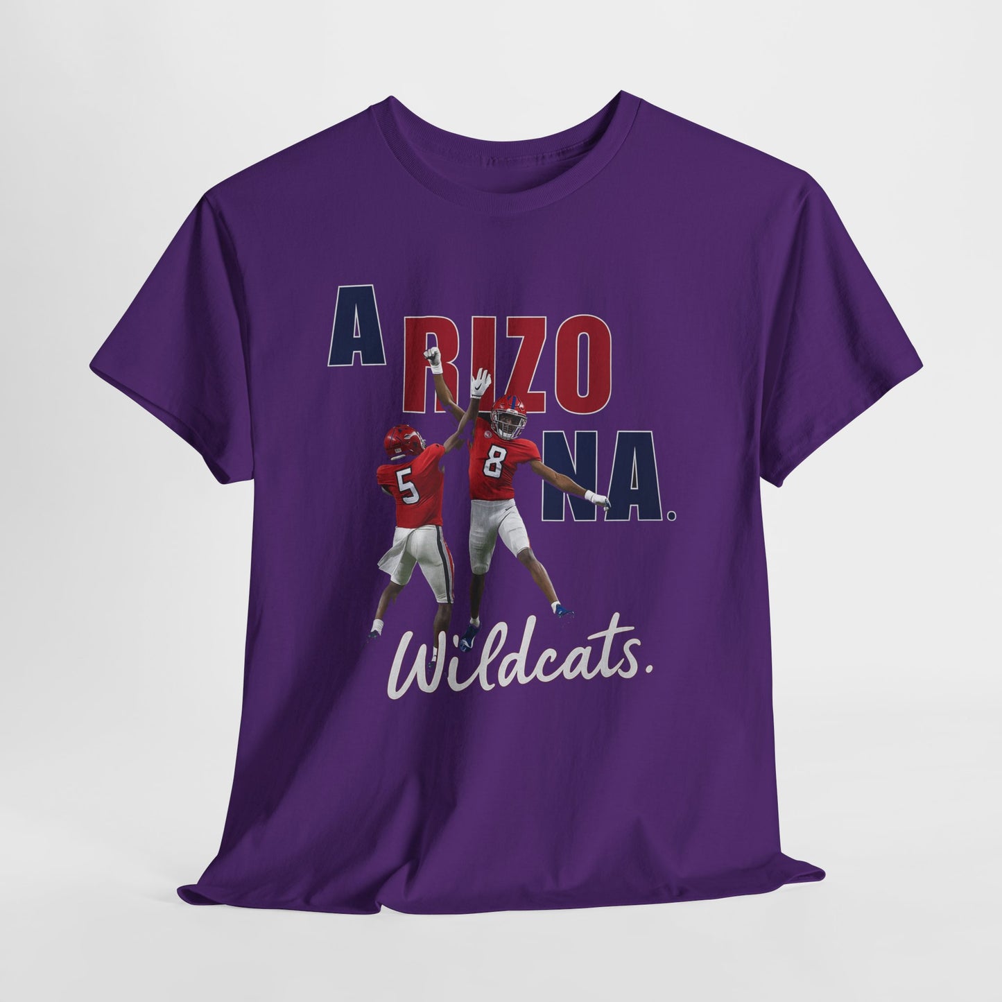 Arizona Wildcats Unisex Heavy Cotton Tee | College Sports Fan Shirt, Game Day Apparel, Gift for Students, Casual Wear, Team Spirit Wear