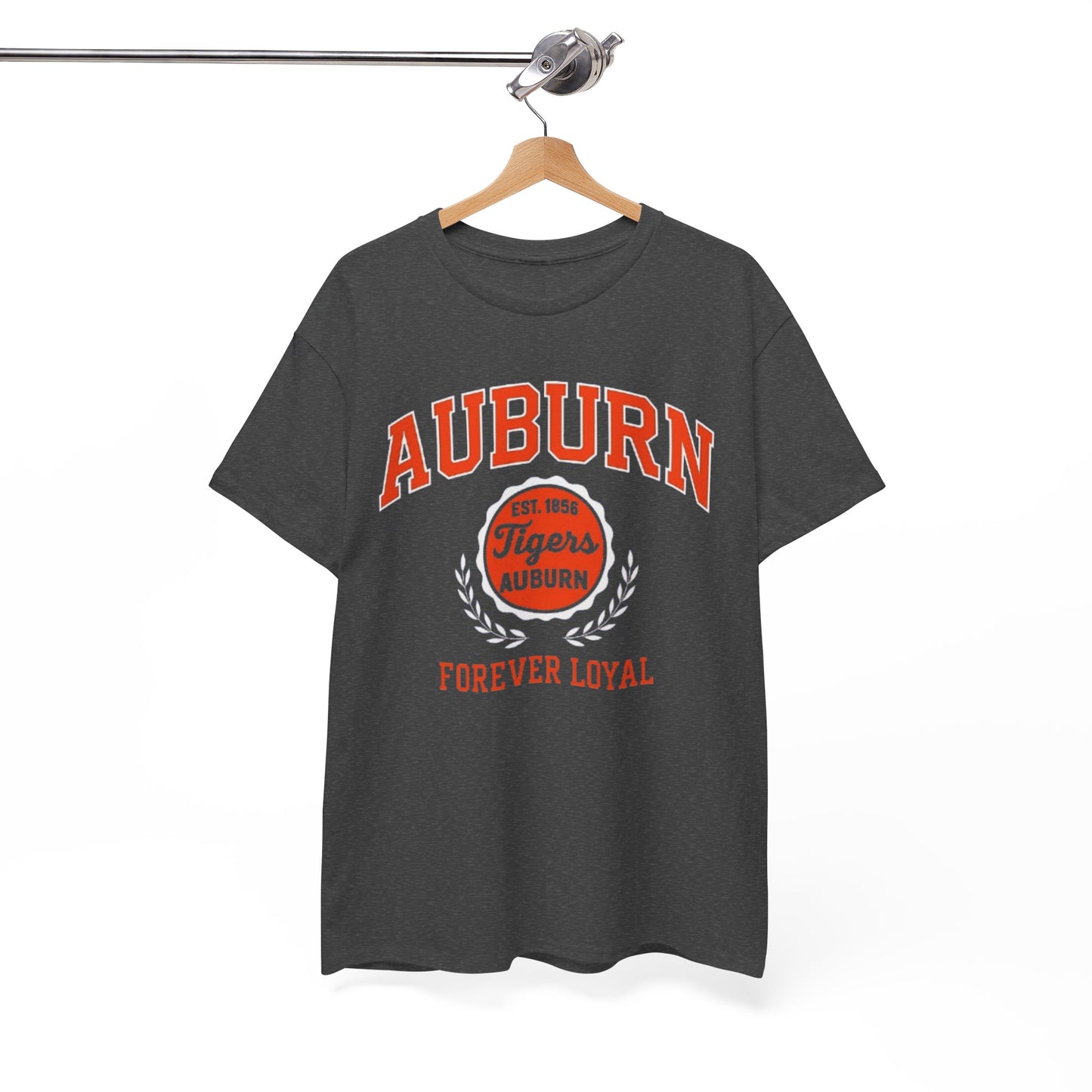 Urban Legend Auburn Tigers “Forever Loyal” Unisex Heavy Cotton Tee | College Apparel, Game Day Shirt, Sports Fan Gift, Casual Streetwear