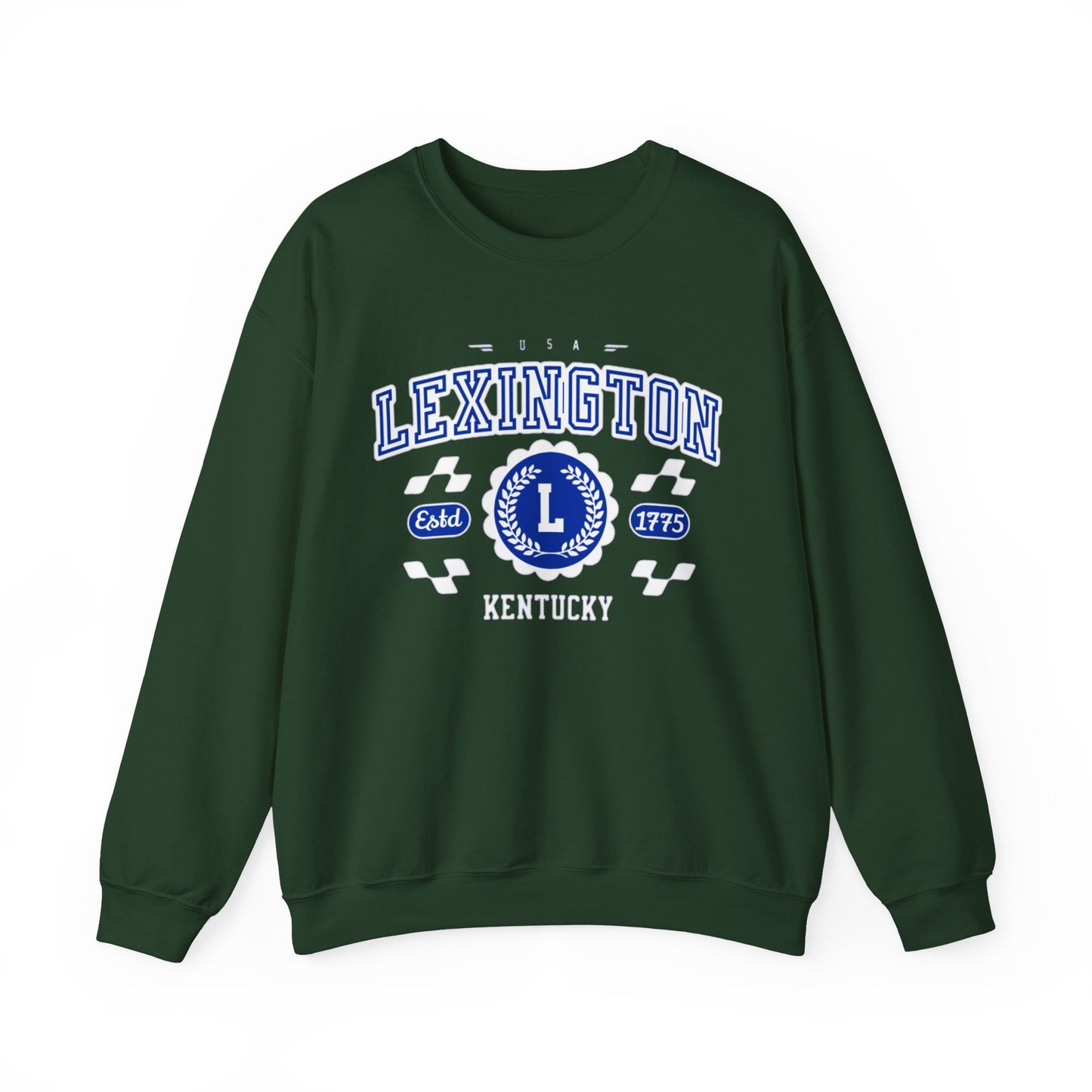 Vintage Lexington Kentucky KY Athletic Sports Design varsity pullover sweater  Crewneck Sweatshirt