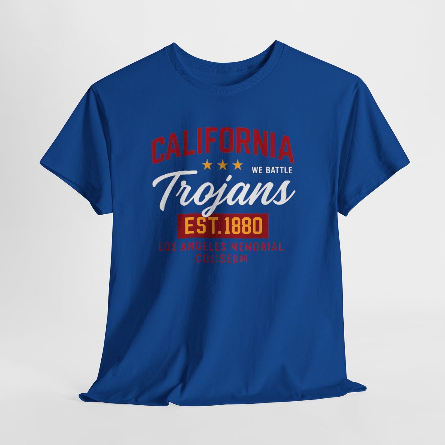 Urban Legend California Trojans Unisex Heavy Cotton Tee | College Spirit Wear, Casual T-Shirt, School Apparel