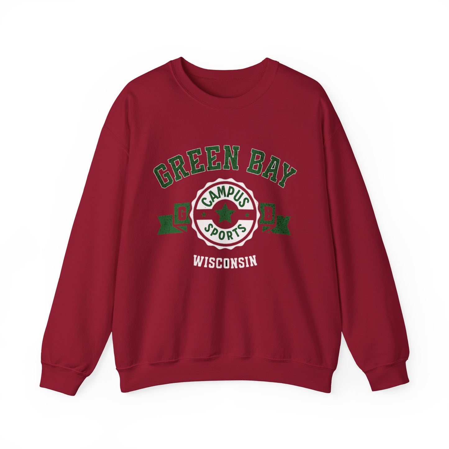 Vintage Green Bay Athletic Sports Design varsity pullover sweater  Crewneck Sweatshirt