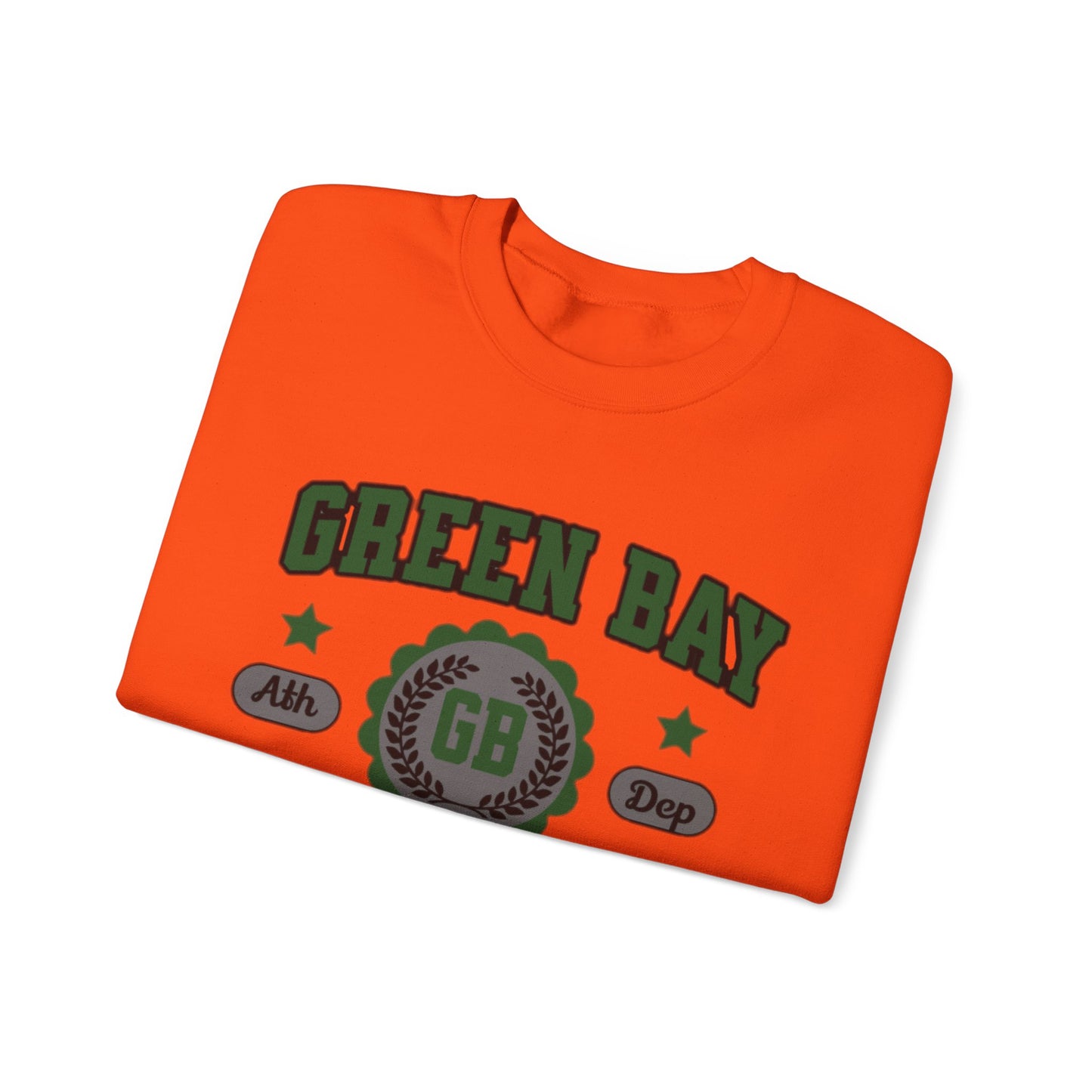 Wisconsin Green Bay  Vintage Athletic Sports Design Crewneck Sweatshirt