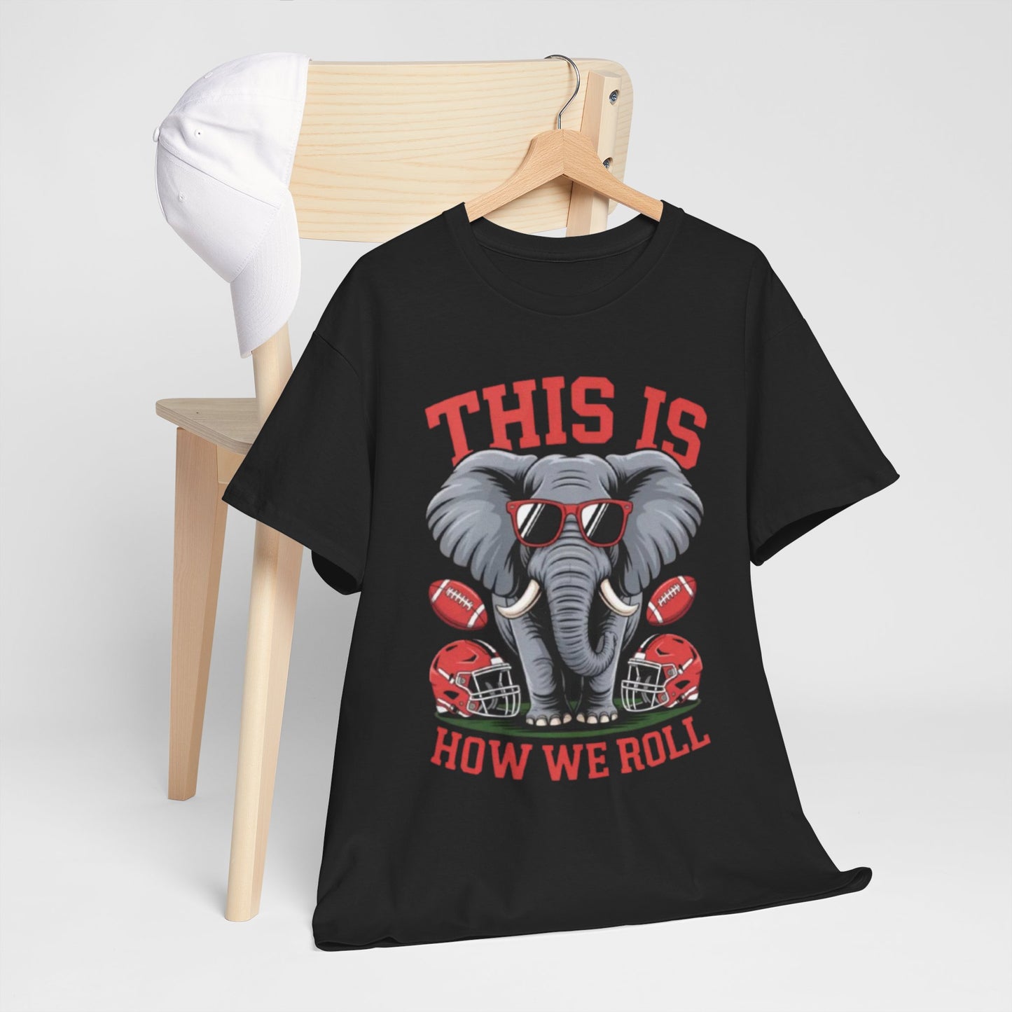 Urban Legend Alabama “This Is How We Roll” Elephant Football Unisex T-Shirt