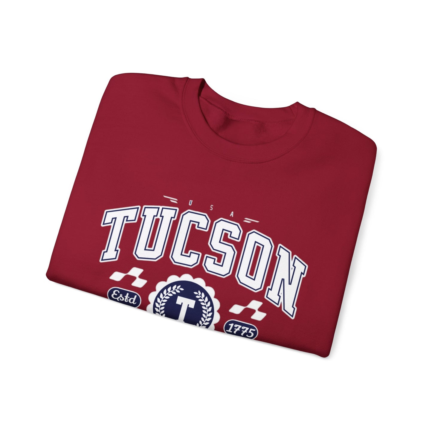 Vintage Tucson Arizona AZ Athletic Sports Design varsity pullover sweater  Crewneck Sweatshirt