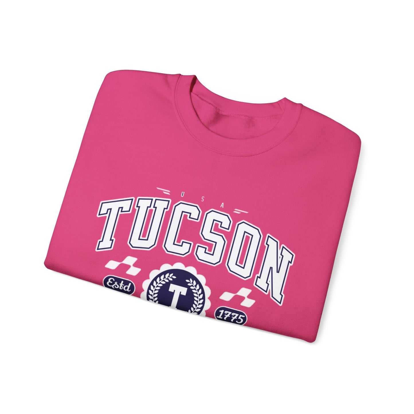 Vintage Tucson Arizona AZ Athletic Sports Design varsity pullover sweater  Crewneck Sweatshirt