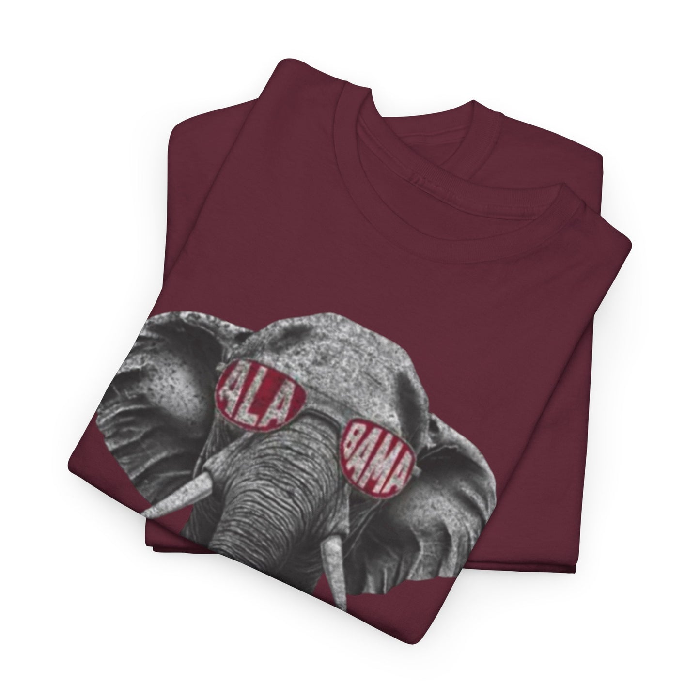 Urban Legend Alabama Game Day Elephant Shades White Unisex T-Shirt