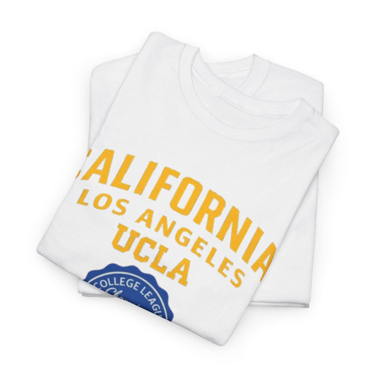 California Blue and Gold College  T-Shirt – UCLA-Inspired Unisex Cotton Tee for Game Day and Everyday Style