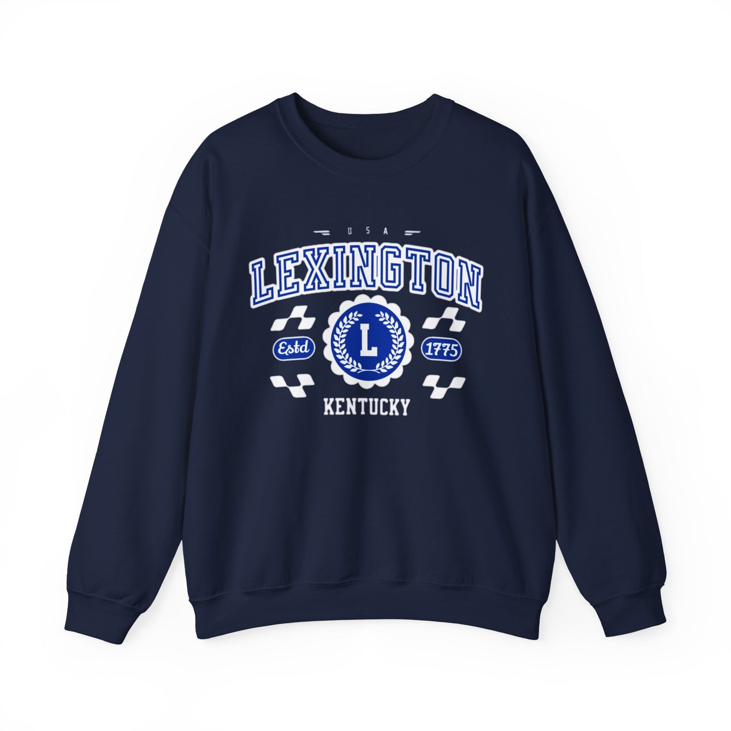 Vintage Lexington Kentucky KY Athletic Sports Design varsity pullover sweater  Crewneck Sweatshirt