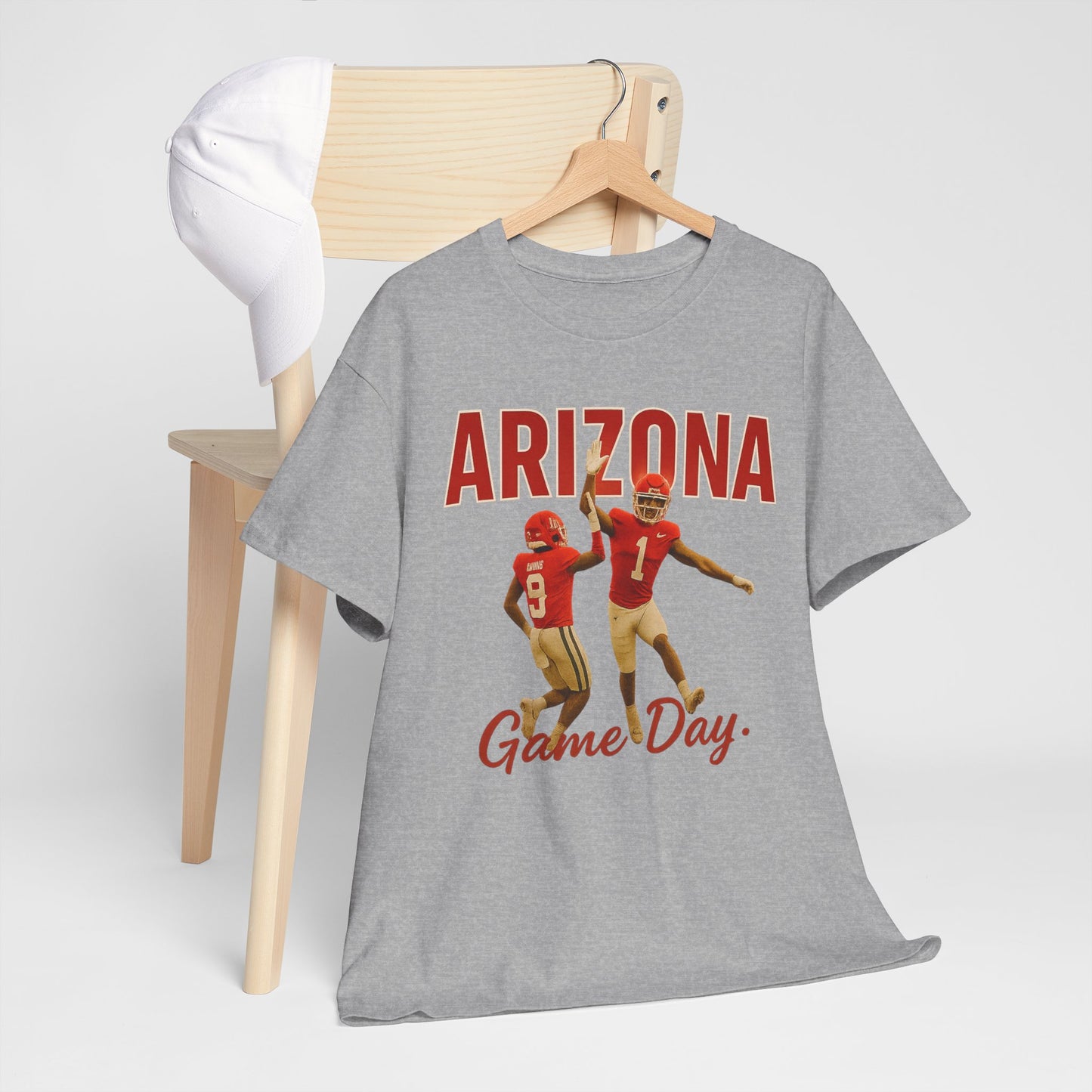 Arizona Game Day Unisex Heavy Cotton Tee, Football Shirt, Sports Apparel, Casual Wear, Gift for Fans, Game Day Outfit
