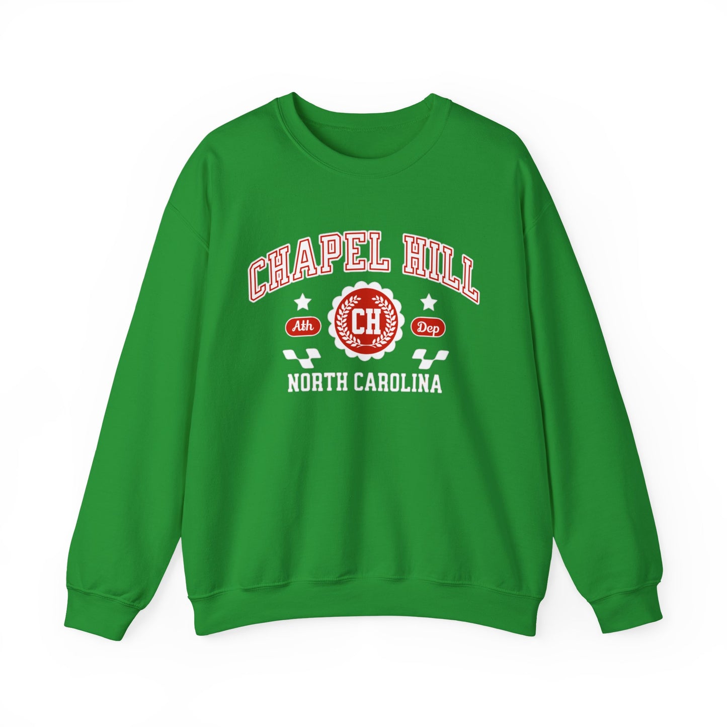 NC Vintage Athletic Sports Design Chapel Hill North Carolina  Crewneck Sweatshirt