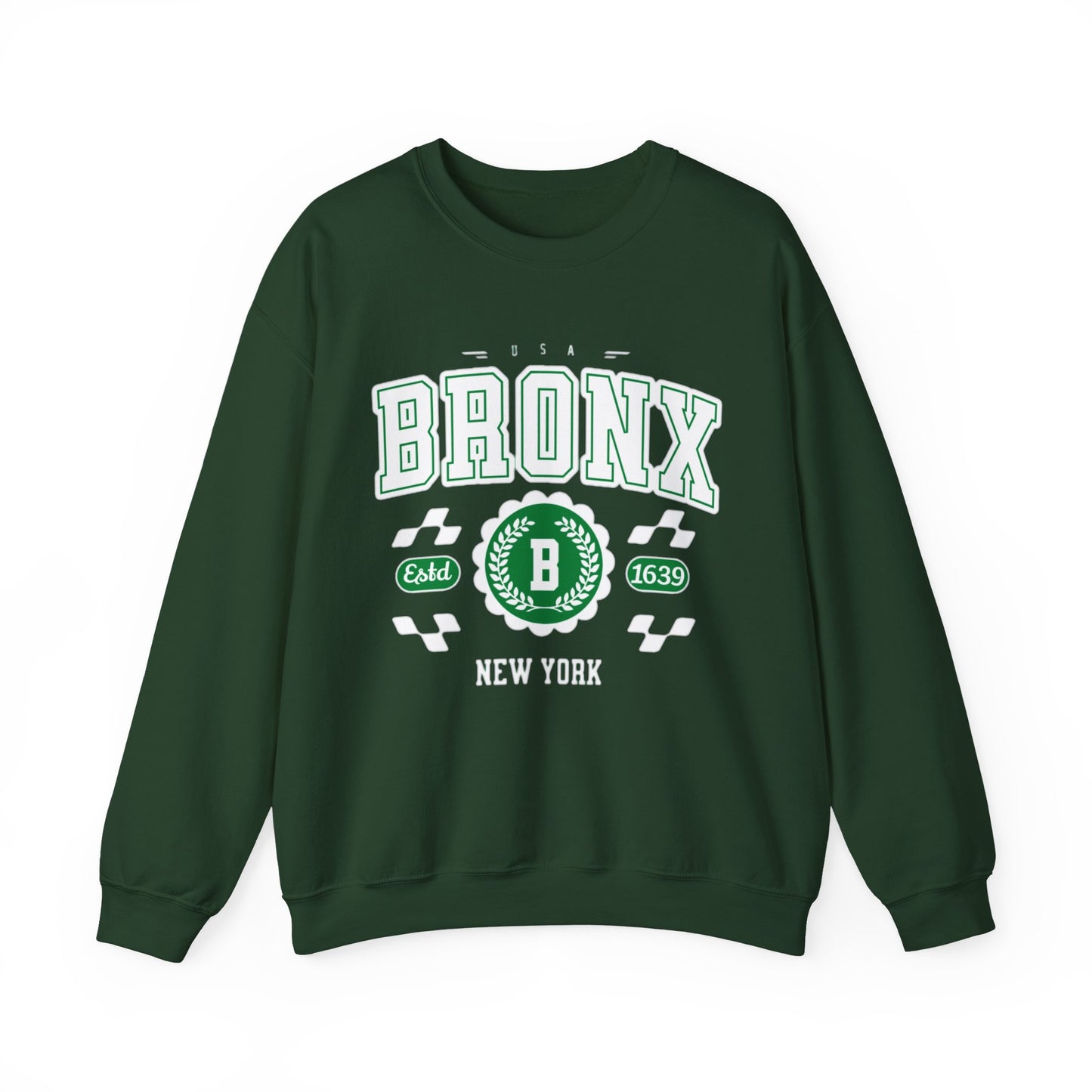 Vintage Bronx New York NY Athletic Sports Design Crewneck Sweatshirt