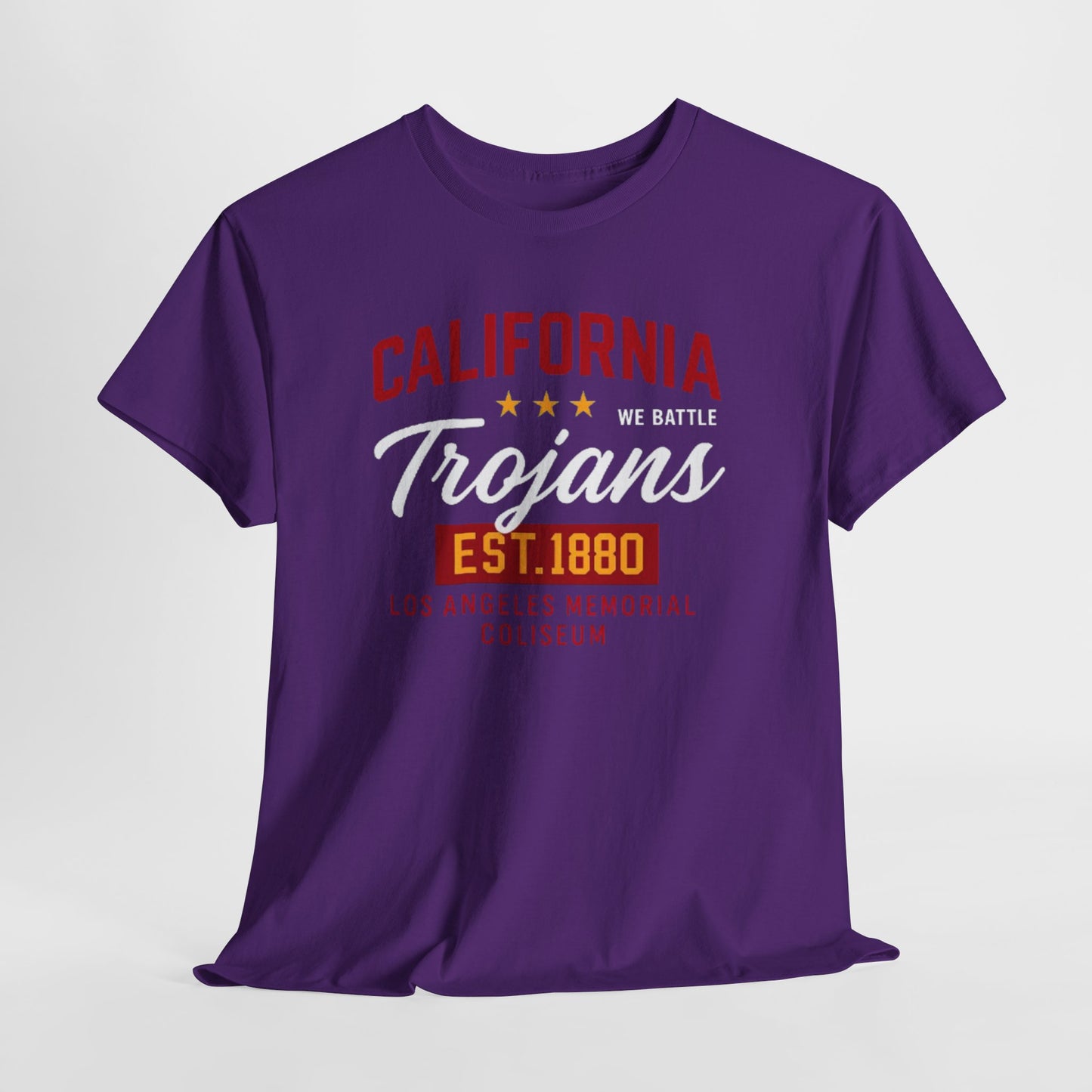 Urban Legend California Trojans Unisex Heavy Cotton Tee | College Spirit Wear, Casual T-Shirt, School Apparel