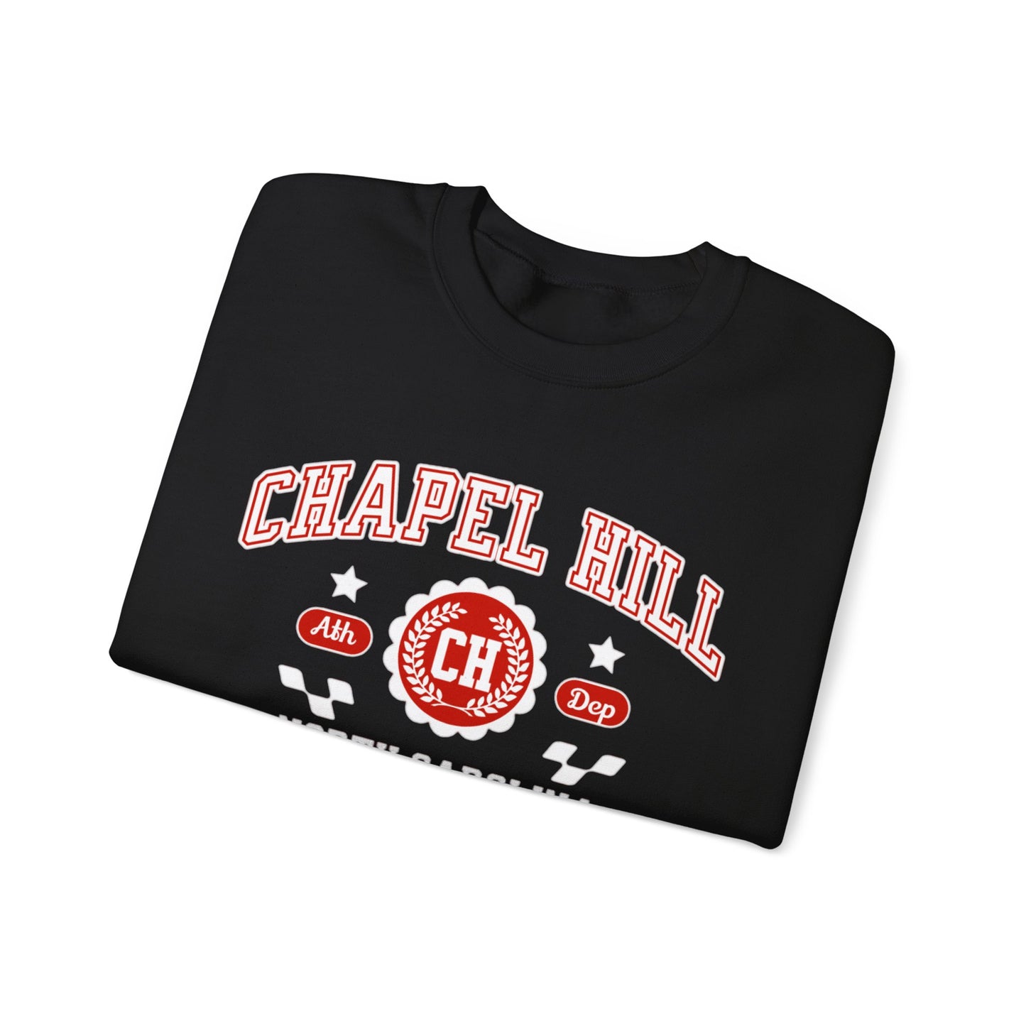 NC Vintage Athletic Sports Design Chapel Hill North Carolina  Crewneck Sweatshirt