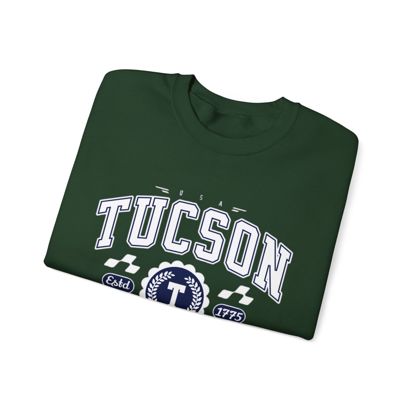 Vintage Tucson Arizona AZ Athletic Sports Design varsity pullover sweater  Crewneck Sweatshirt