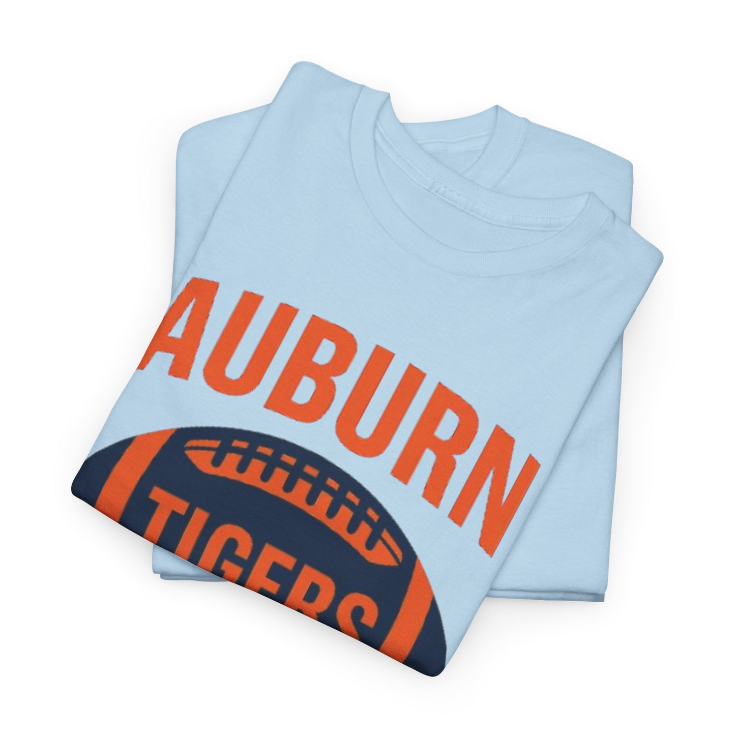 Auburn Tigers Unisex Heavy Cotton Tee - Perfect for Game Days, Casual Wear, Sports Fans, College Apparel, Auburn Gifts