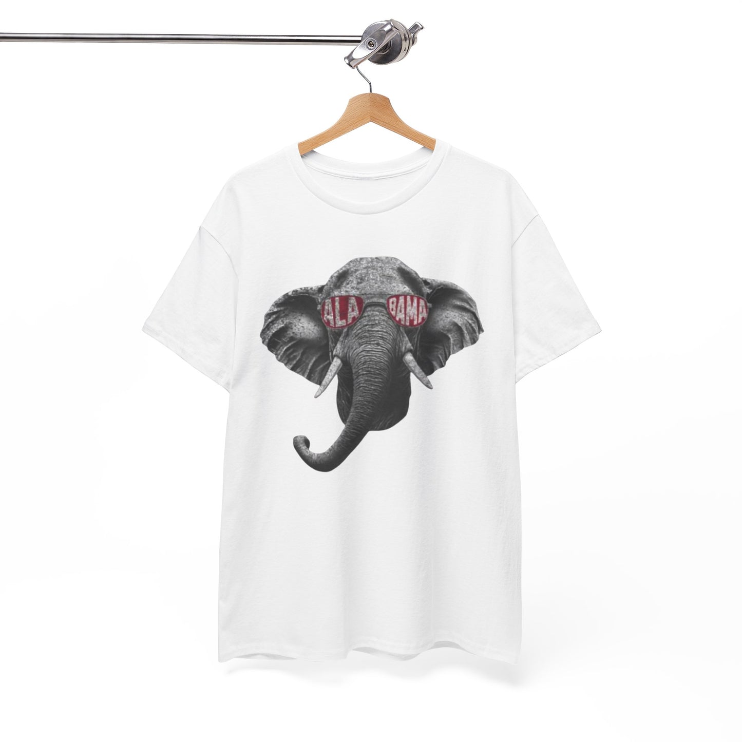 Urban Legend Alabama Game Day Elephant Shades White Unisex T-Shirt