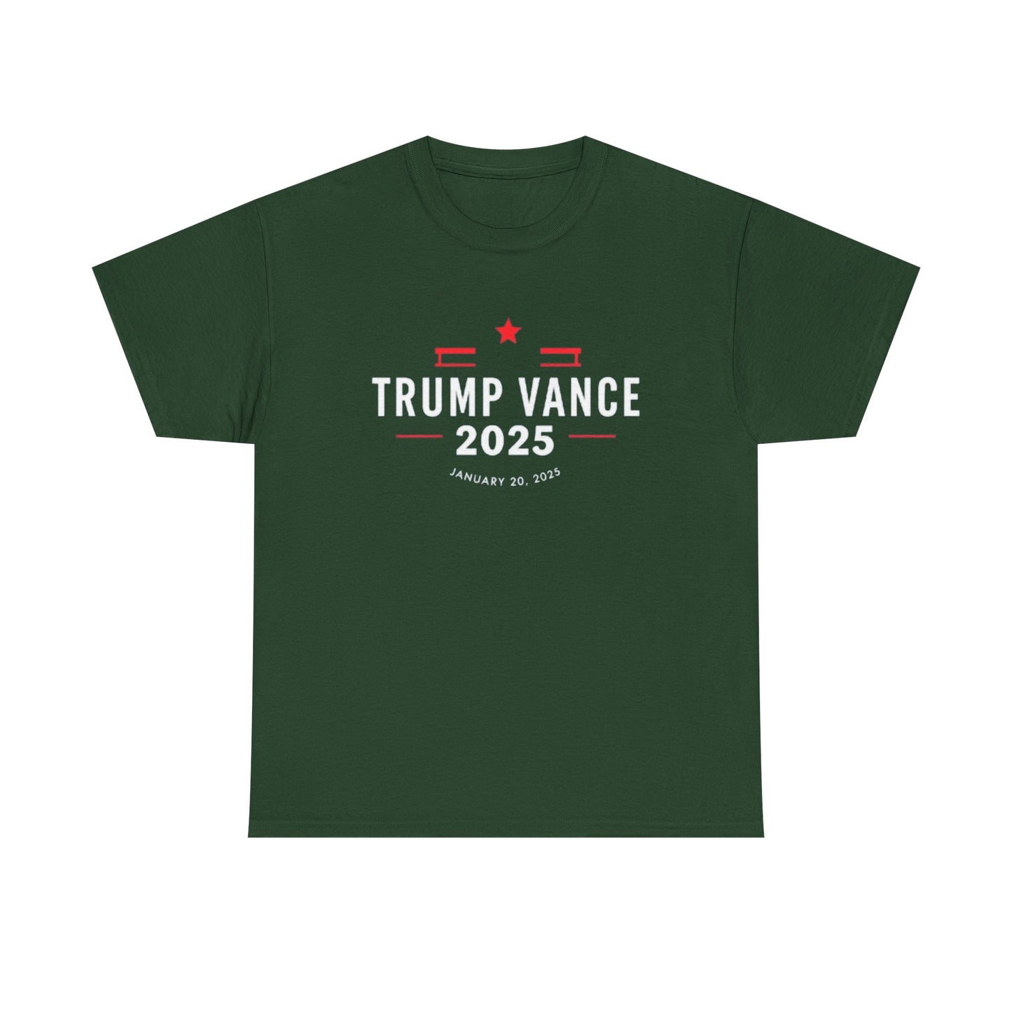 Trump Vance Inauguration Day 2025 January 20 2025 President T-Shirt  patriotic design republican support Cotton Tee