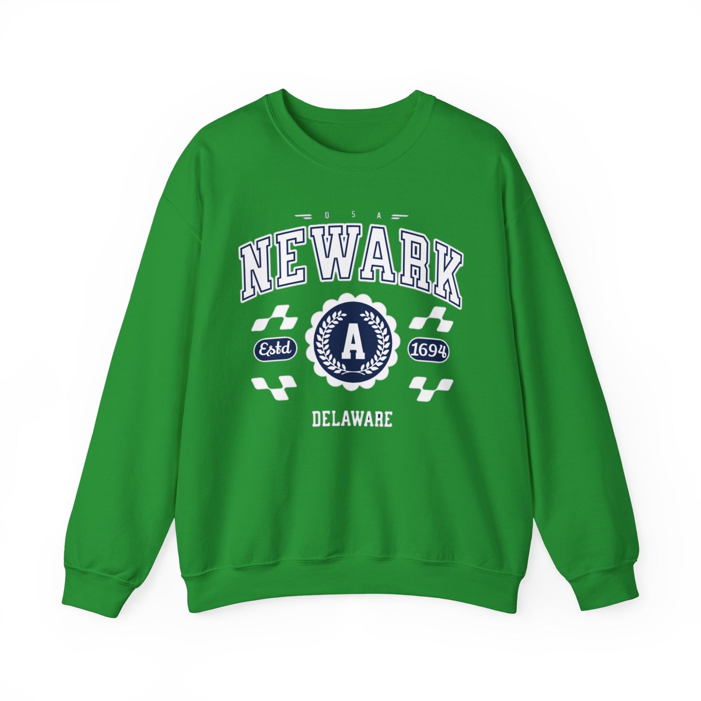 Vintage Newark Delaware Athletic Sports Design varsity pullover sweater Crewneck Sweatshirt