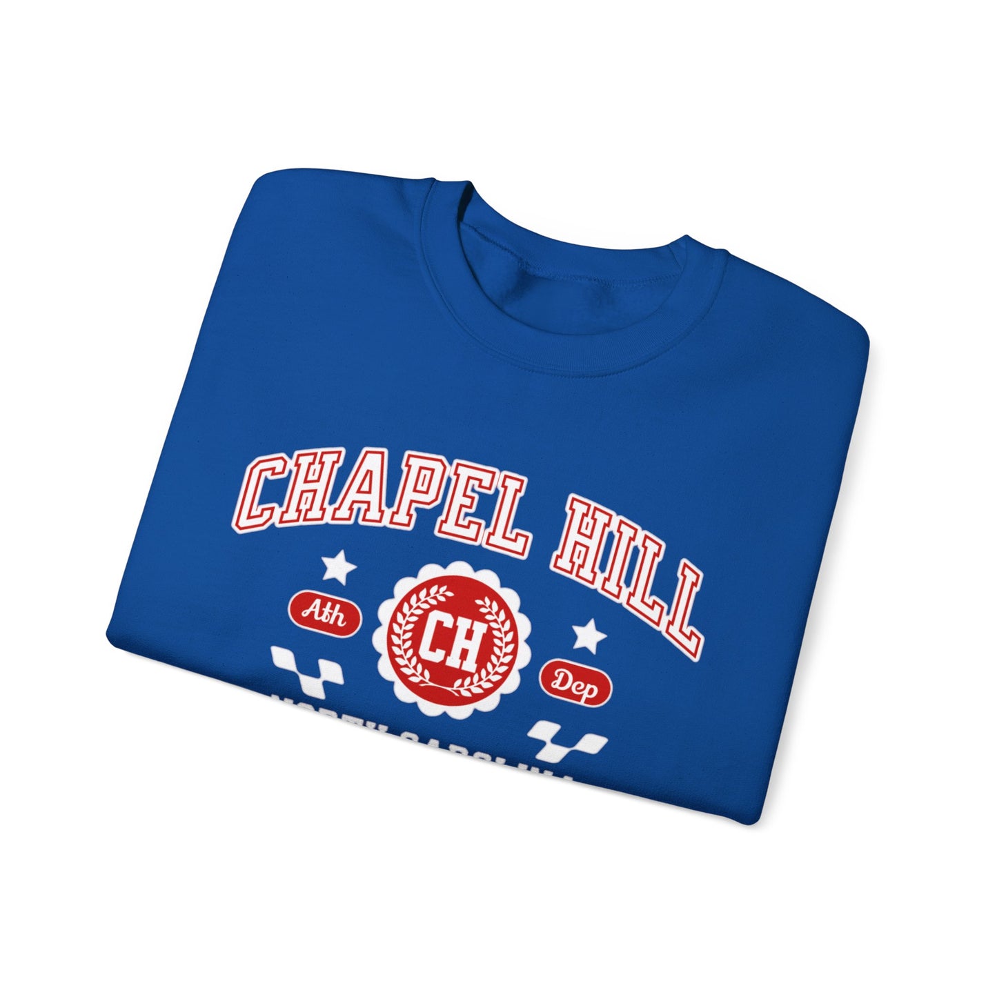 NC Vintage Athletic Sports Design Chapel Hill North Carolina  Crewneck Sweatshirt