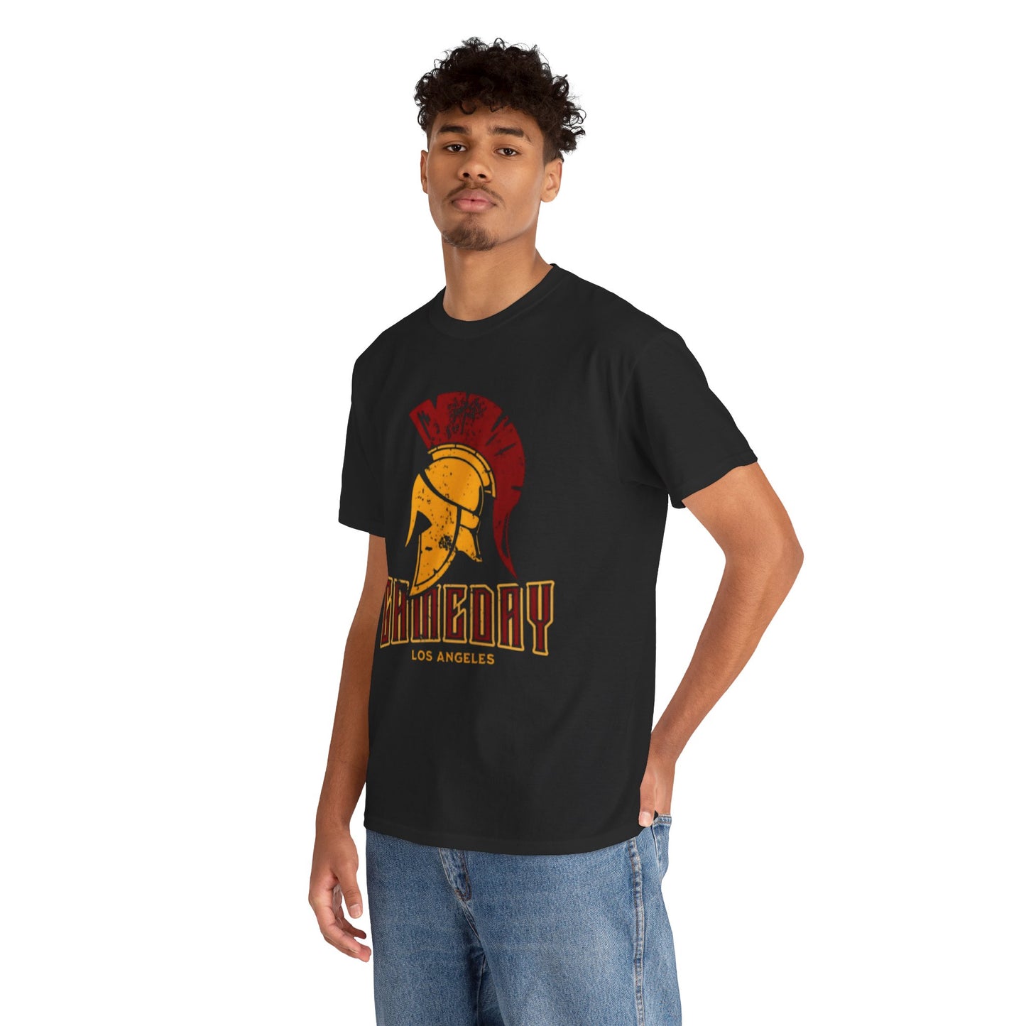Gameday California Trojans Heavy Cotton Tee, Sports T-Shirt, Game Day Shirt, Los Angeles Tee, Casual Men’s and Women’s Apparel, Comfortable Team Wear