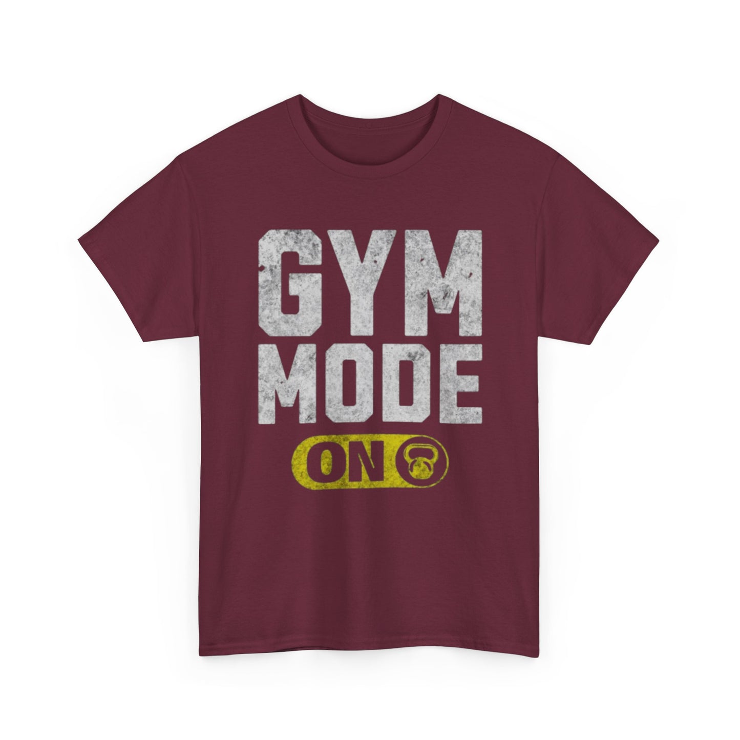 Gym Mode On" Motivational Fitness T-Shirt – Gym Apparel for Men & Women tee