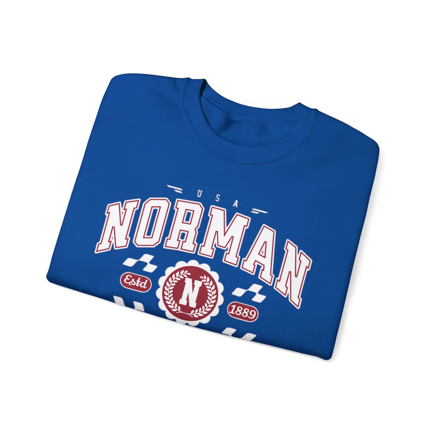 Vintage Athletic Sports Design Norman Oklahoma OK Sweatshirt