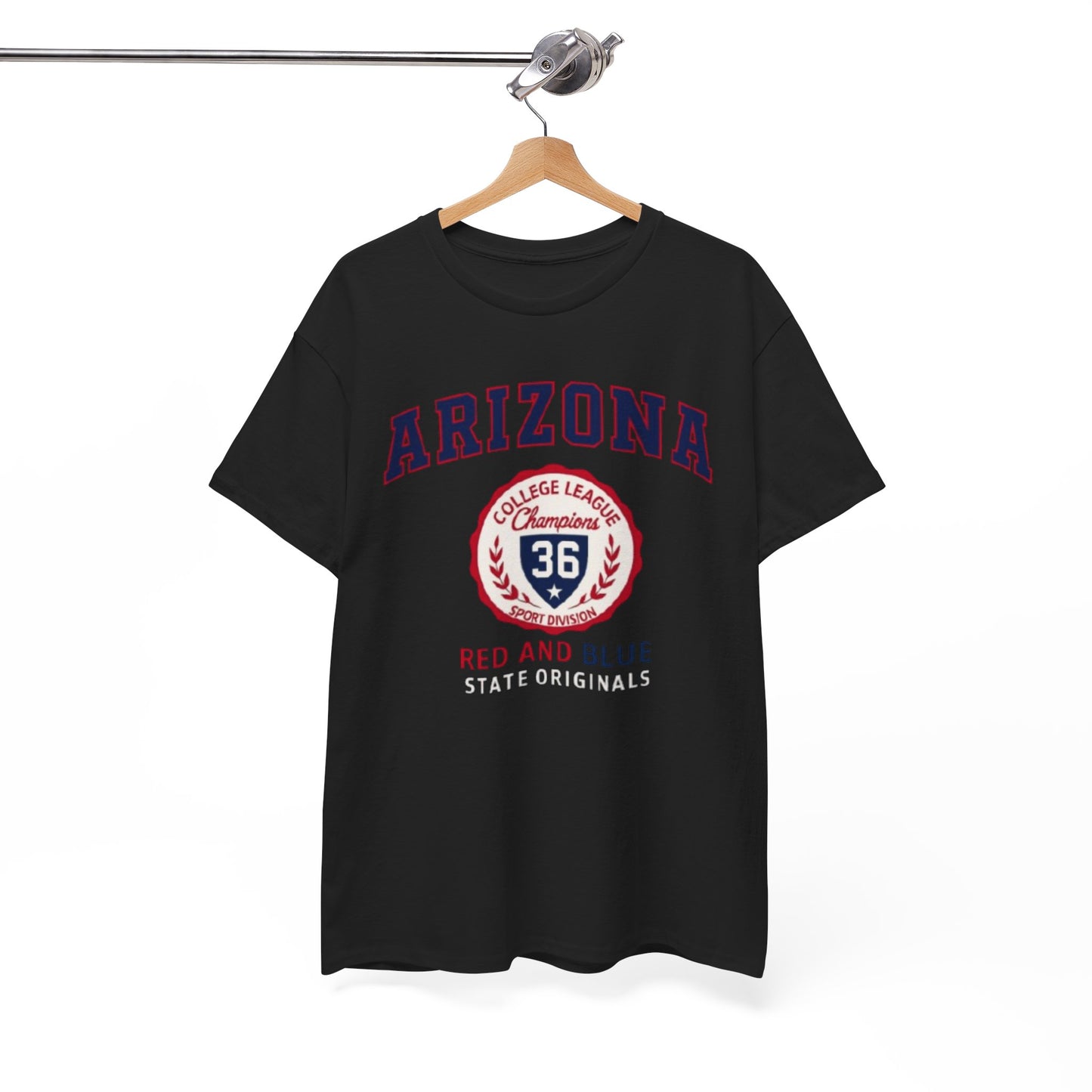 Arizona Crimson and Gold College League Vintage T-Shirt – Unisex Sports Fan Tee for Game Day and Everyday Style