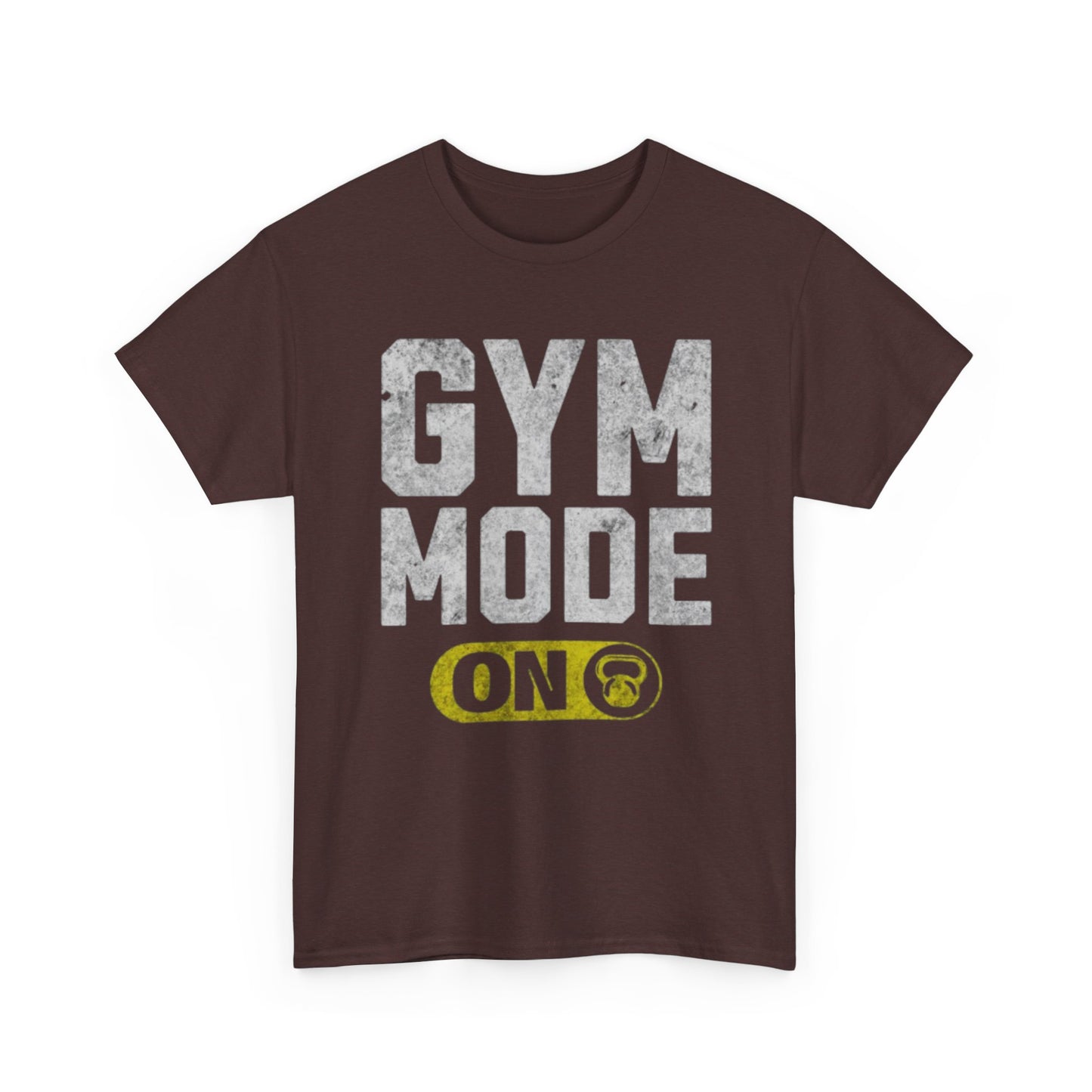 Gym Mode On" Motivational Fitness T-Shirt – Gym Apparel for Men & Women tee