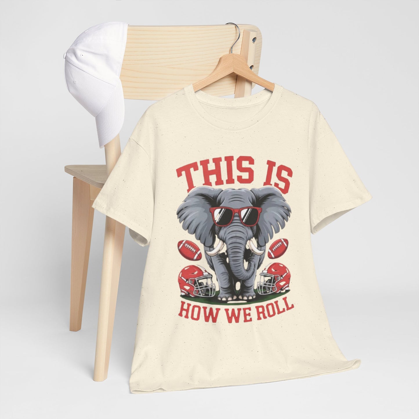 Urban Legend Alabama “This Is How We Roll” Elephant Football Unisex T-Shirt