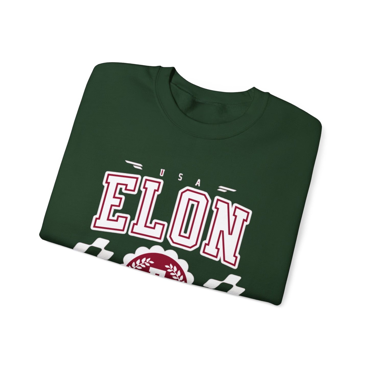 Vintage Elon North Carolina NC Athletic Sports Design varsity pullover sweater Crewneck Sweatshirt
