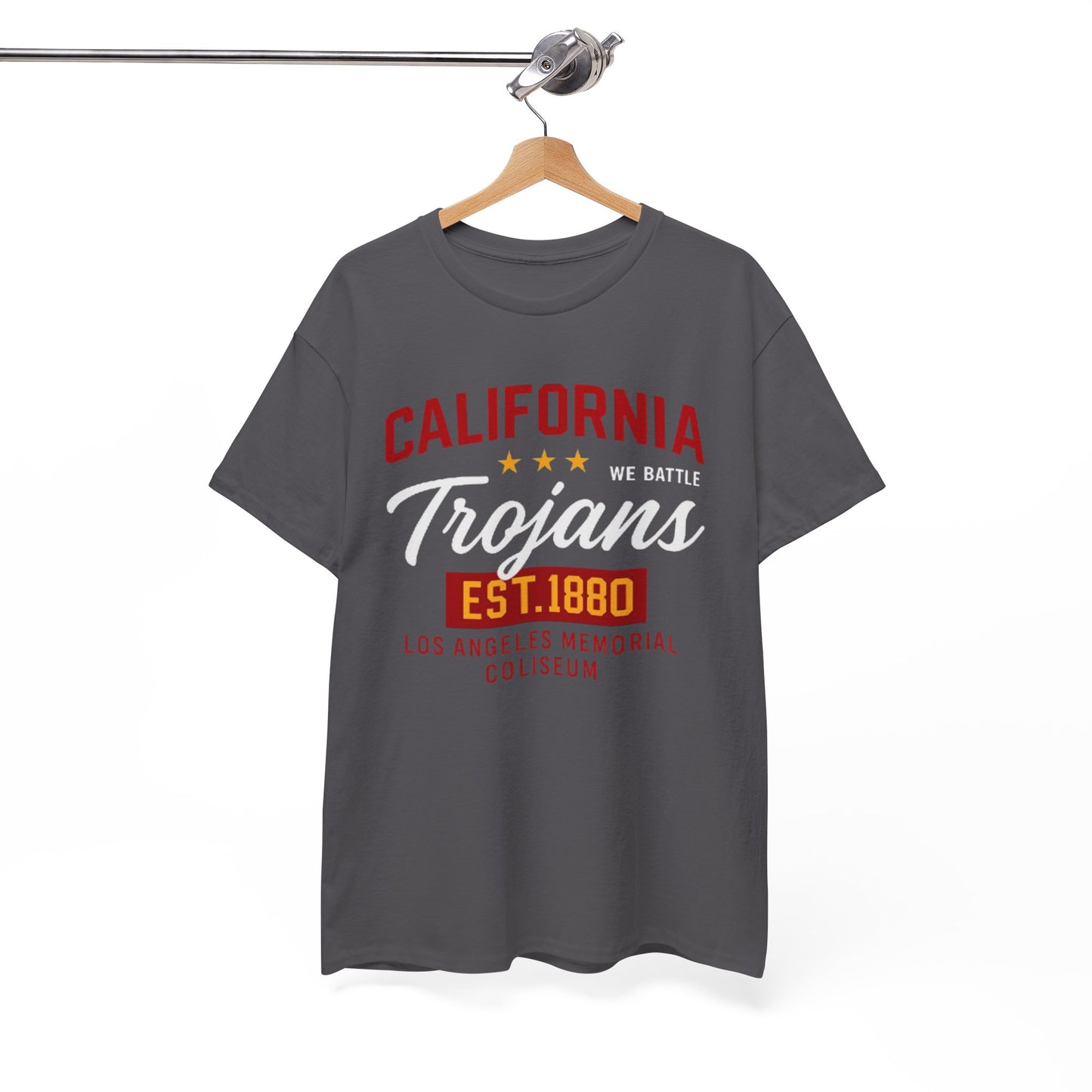 Urban Legend California Trojans Unisex Heavy Cotton Tee | College Spirit Wear, Casual T-Shirt, School Apparel