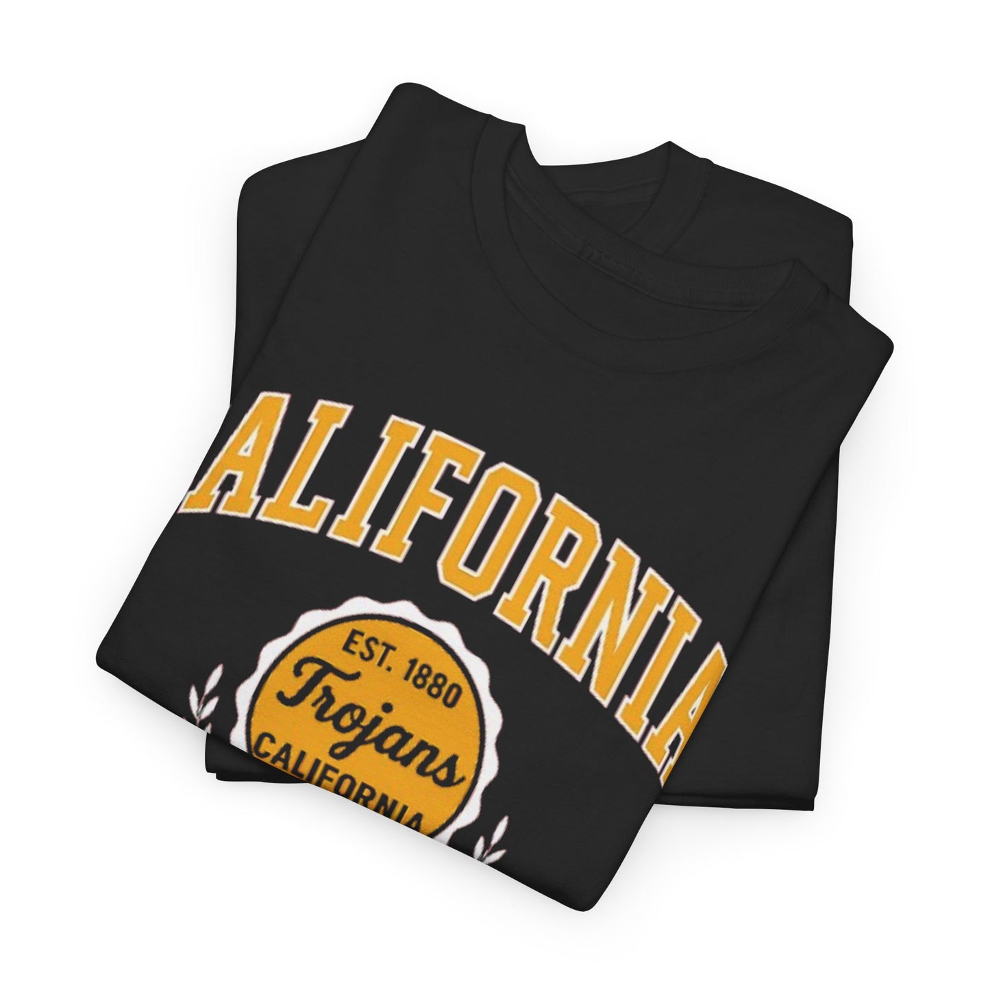 California Trojans Unisex Heavy Cotton Tee, Casual Wear, Sports Fan Apparel, College Pride, Gift for Graduates, Year-Round Comfort