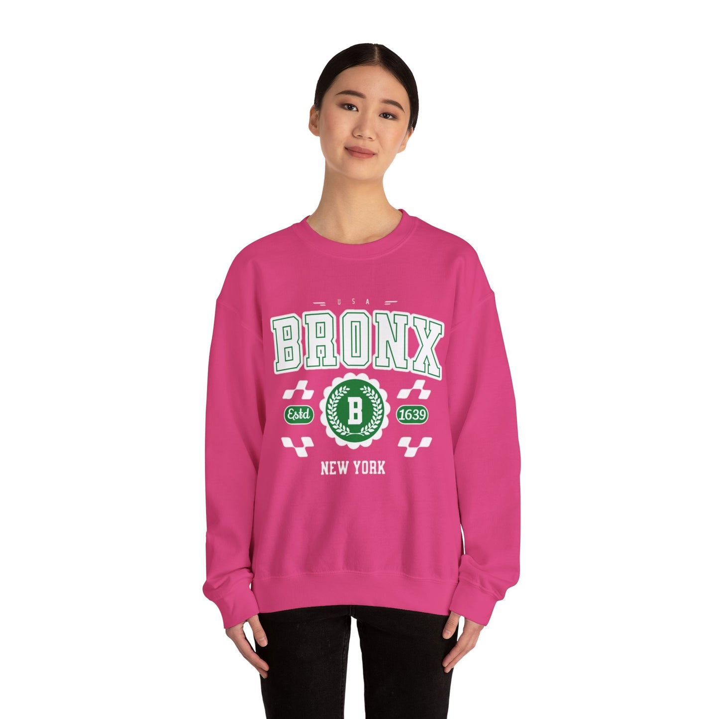 Vintage Bronx New York NY Athletic Sports Design Crewneck Sweatshirt
