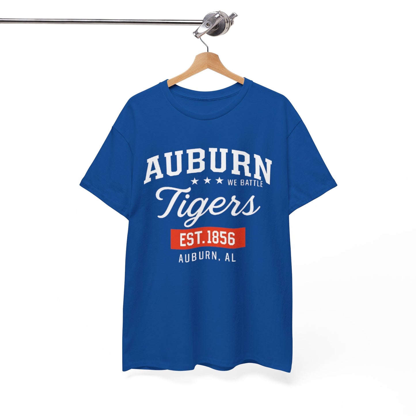 Urban Legend Auburn Tigers Retro Style Tee | Casual Graphic Shirt, College Apparel, Everyday Wear, Gift for Sports Fans, Est. 1856