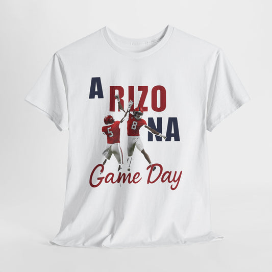 Arizona Game Day Unisex Heavy Cotton Tee, Football Fans Shirt, Sports Apparel, Tailgate Outfit, Gift for Gamers