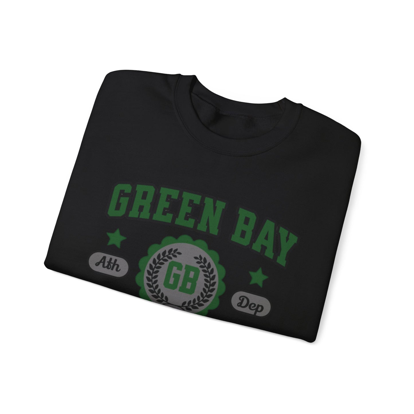 Wisconsin Green Bay  Vintage Athletic Sports Design Crewneck Sweatshirt