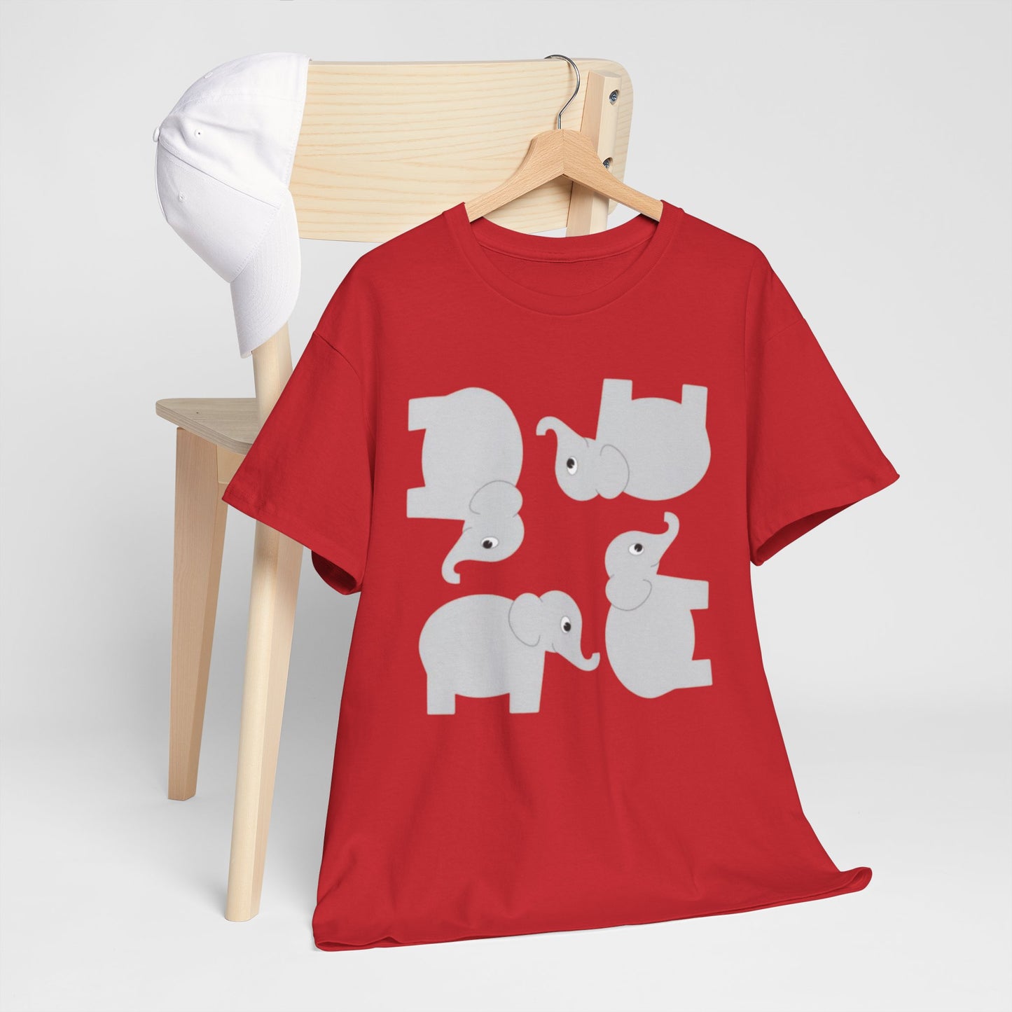 Urban Legend Alabama Maroon Elephant Pattern Unisex T-Shirt | Southern Game Day Streetwear