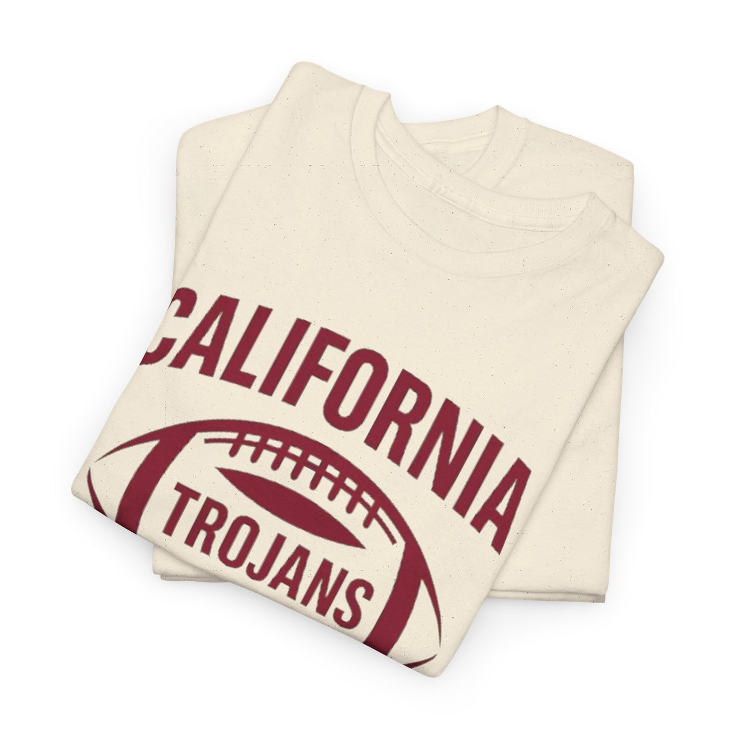 California Trojans Unisex Heavy Cotton Tee, Casual College T-Shirt, Sports Apparel, Gift for Fans, Game Day Outfit, Alumni Merchandise