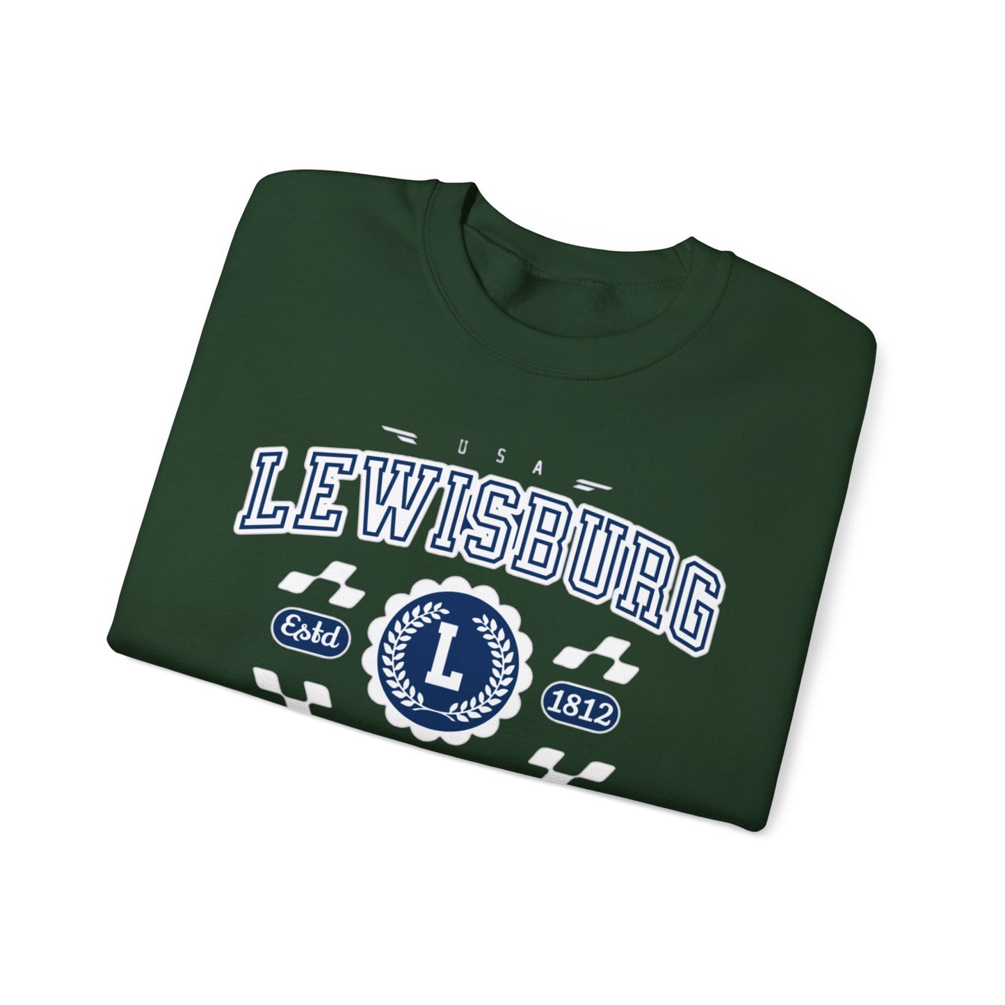 Vintage Lewisburgh Pennsilvania Athletic Sports Design varsity pullover sweater  Crewneck Sweatshirt