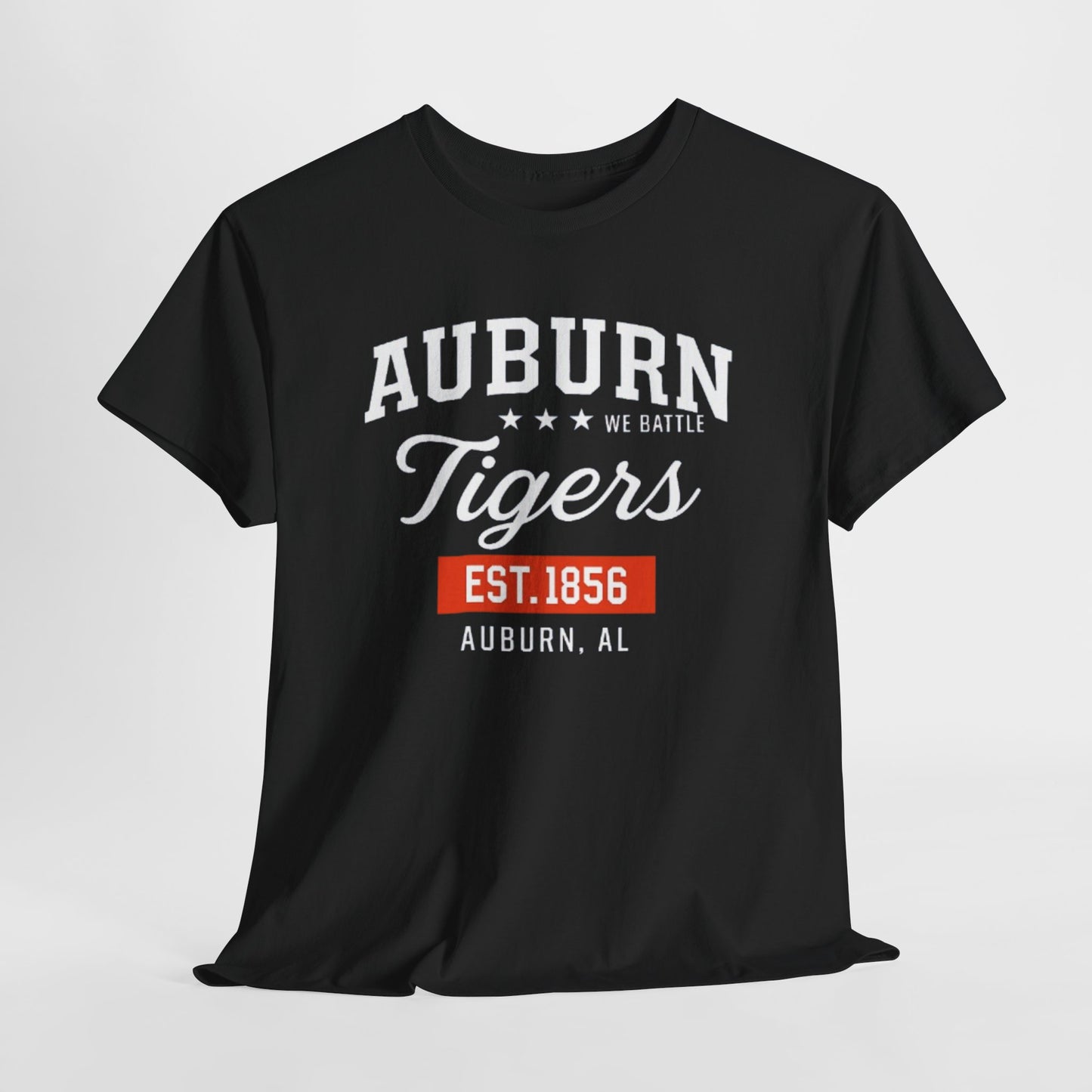 Urban Legend Auburn Tigers Retro Style Tee | Casual Graphic Shirt, College Apparel, Everyday Wear, Gift for Sports Fans, Est. 1856
