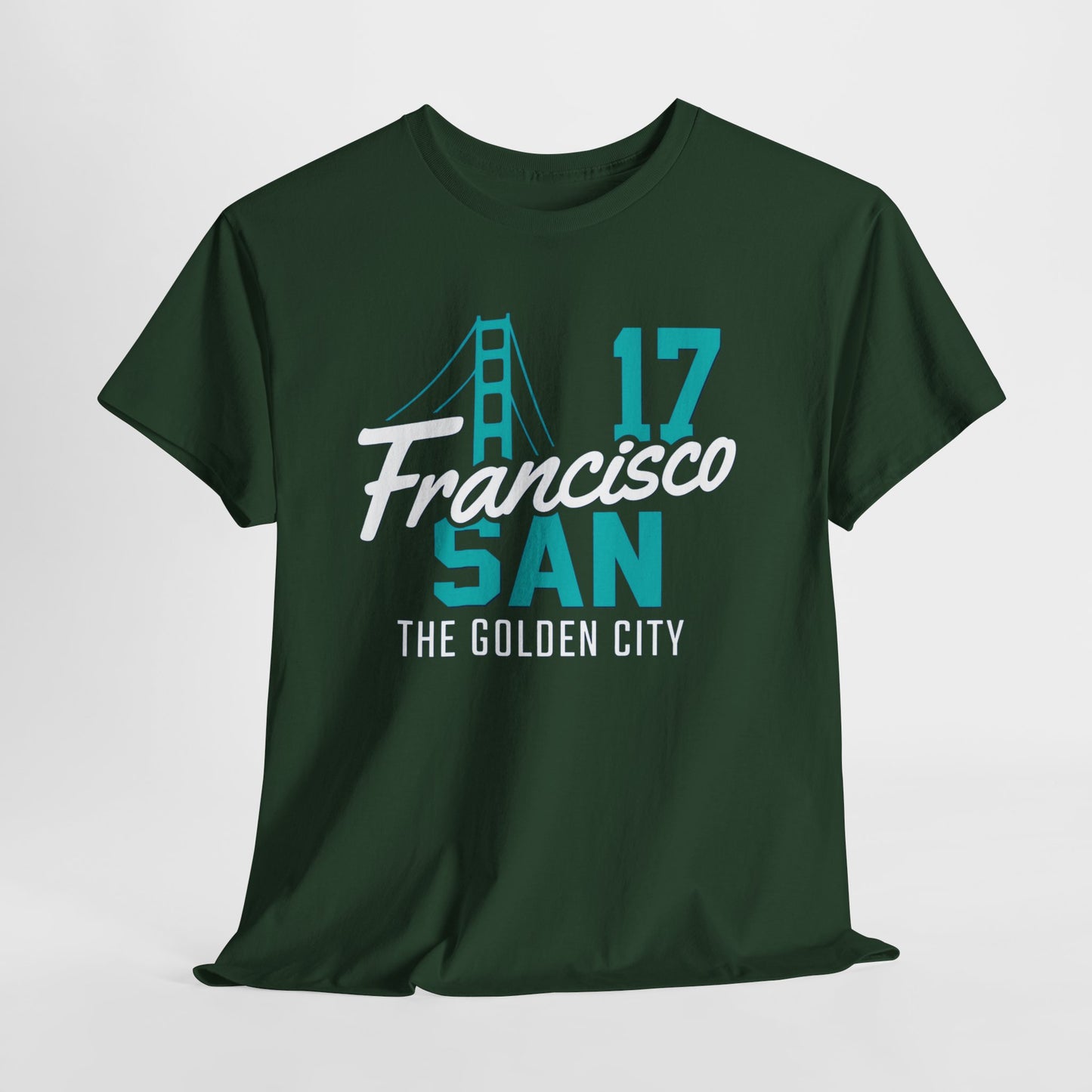San Francisco Golden City Tee, Unisex Cotton T-Shirt, Travel Souvenir, San Francisco Gift, Casual Wear, City Pride Apparel, Graphic Tee