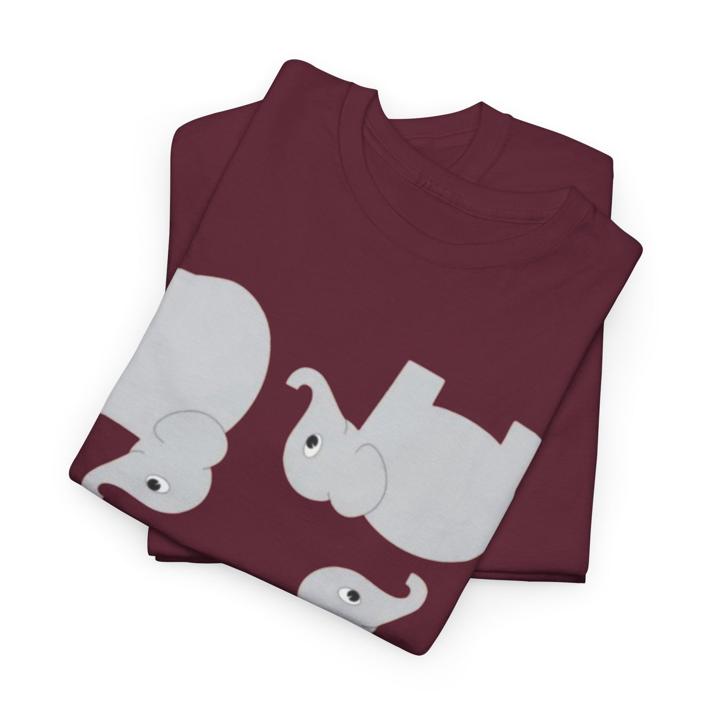 Urban Legend Alabama Maroon Elephant Pattern Unisex T-Shirt | Southern Game Day Streetwear