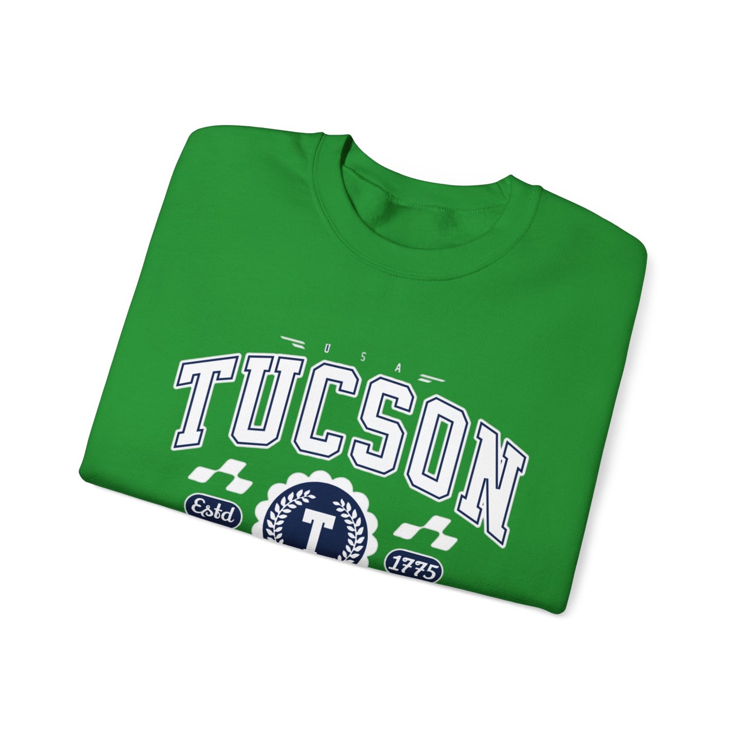 Vintage Tucson Arizona AZ Athletic Sports Design varsity pullover sweater  Crewneck Sweatshirt
