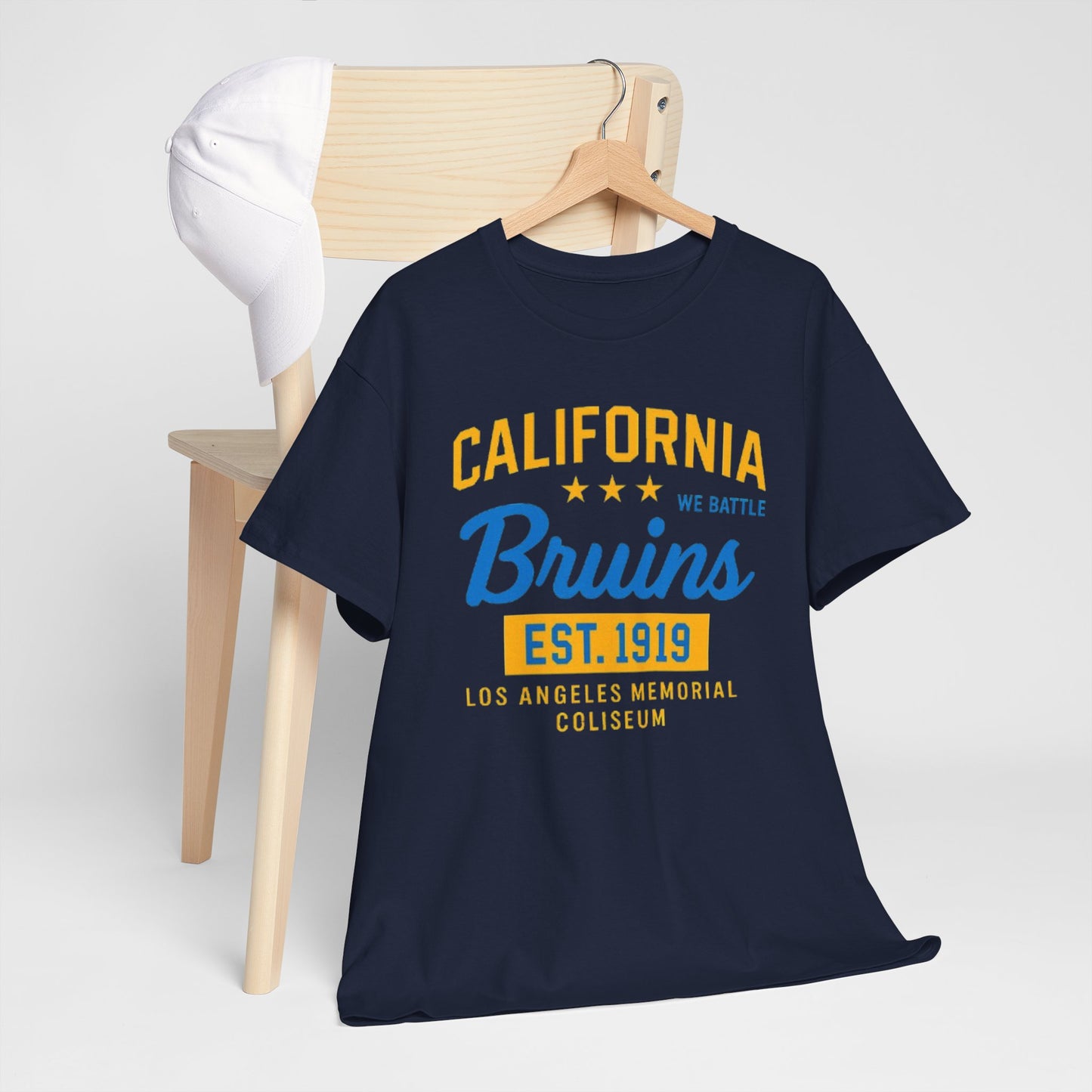 California Bruins Heavy Cotton Tee, Comfortable Unisex T-shirt, Perfect for Game Day, Sports Fans, Casual Wear, Gift Idea