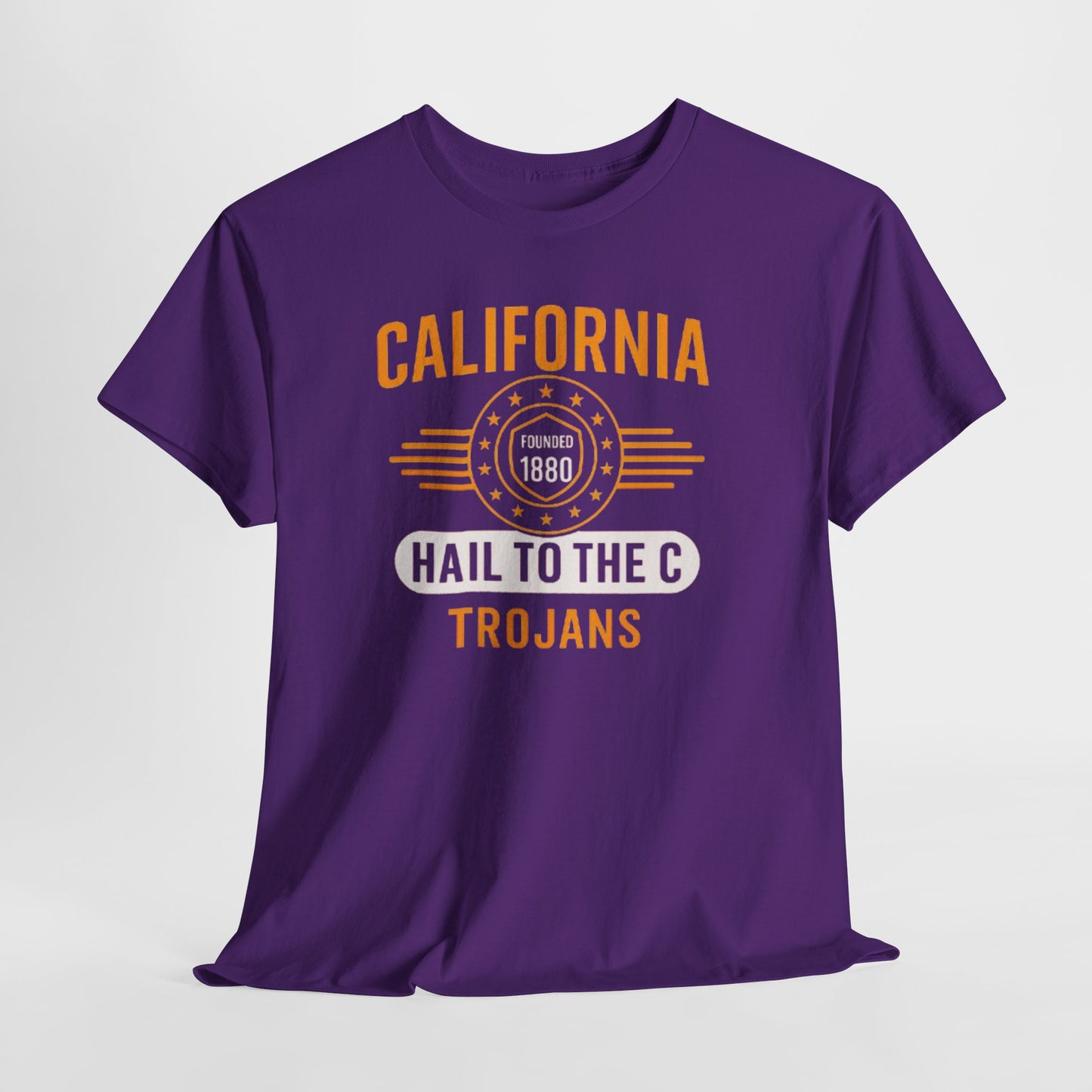 California Trojans Unisex Heavy Cotton Tee | Casual Sportswear, College Apparel, Gifts for Graduates, Team Spirit Wear, Unisex T-Shirt