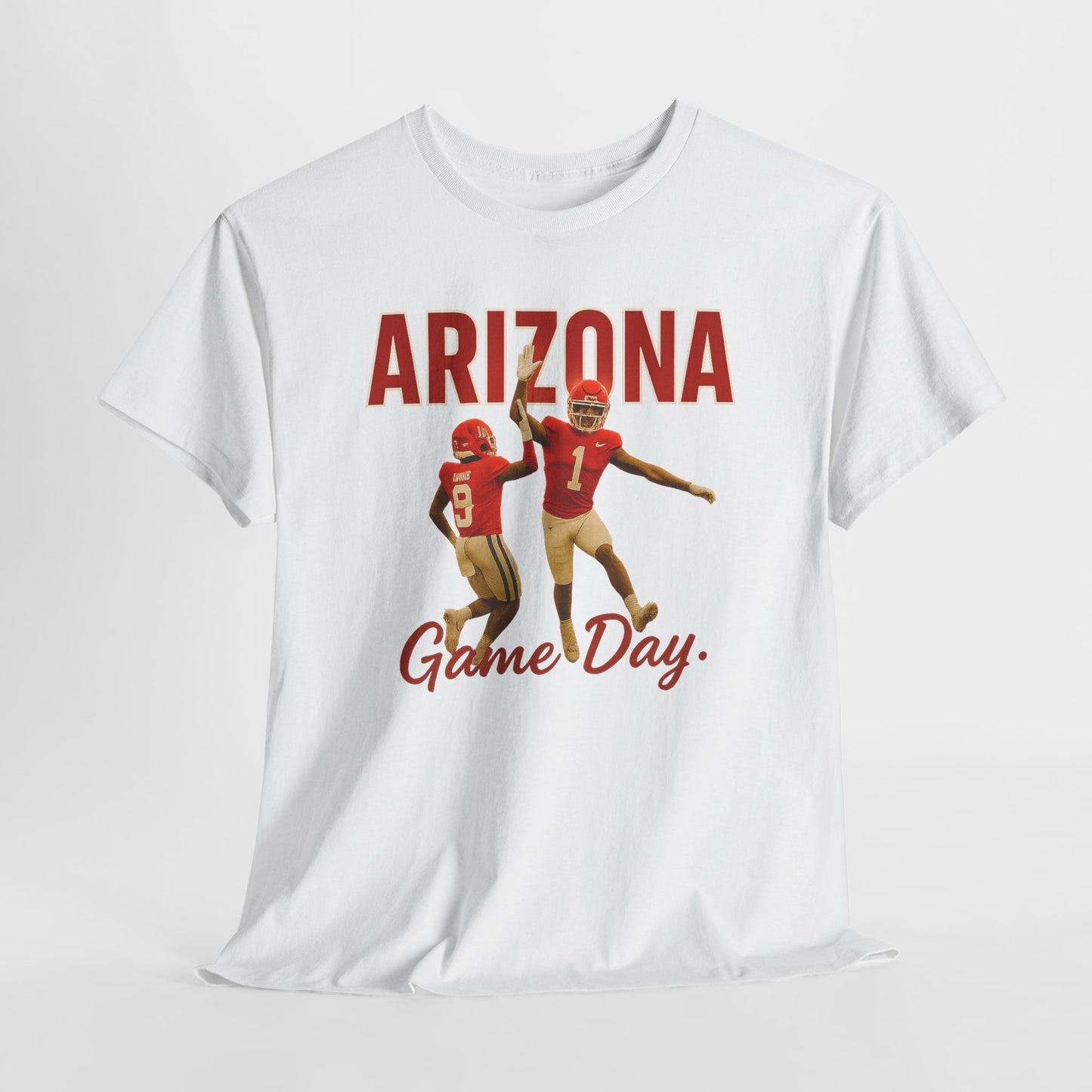 Arizona Game Day Unisex Heavy Cotton Tee, Football Shirt, Sports Apparel, Casual Wear, Gift for Fans, Game Day Outfit
