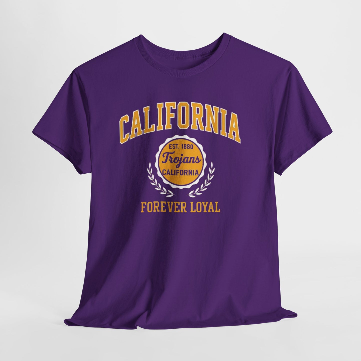 California Trojans Unisex Heavy Cotton Tee, Casual Wear, Sports Fan Apparel, College Pride, Gift for Graduates, Year-Round Comfort
