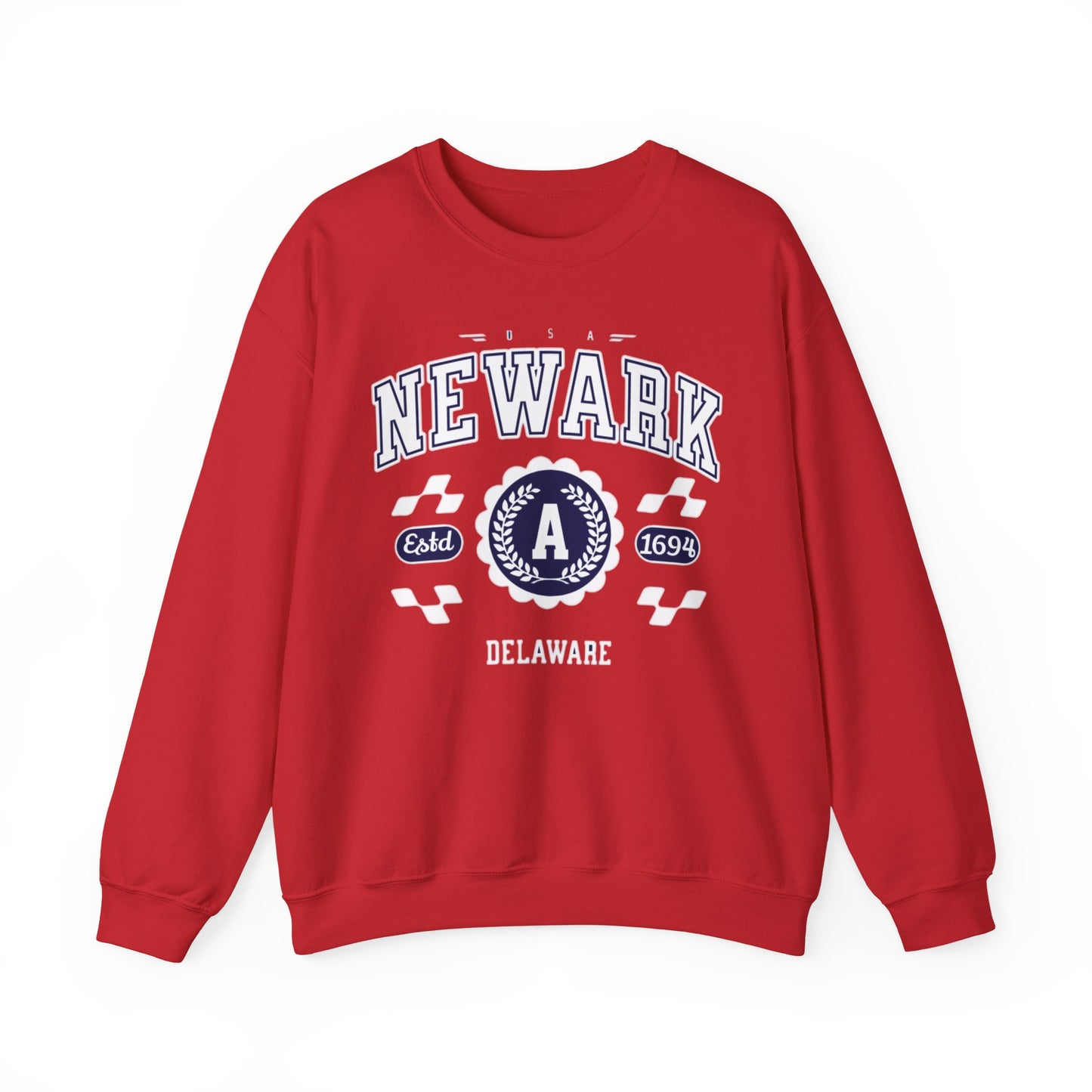 Vintage Newark Delaware Athletic Sports Design varsity pullover sweater Crewneck Sweatshirt