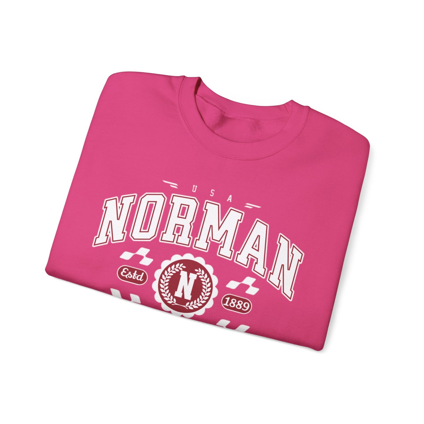 Vintage Athletic Sports Design Norman Oklahoma OK Sweatshirt